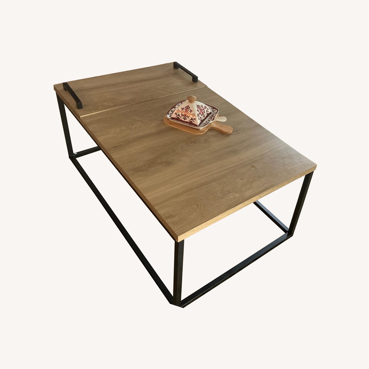 Light Wood Coffee Table - image-0