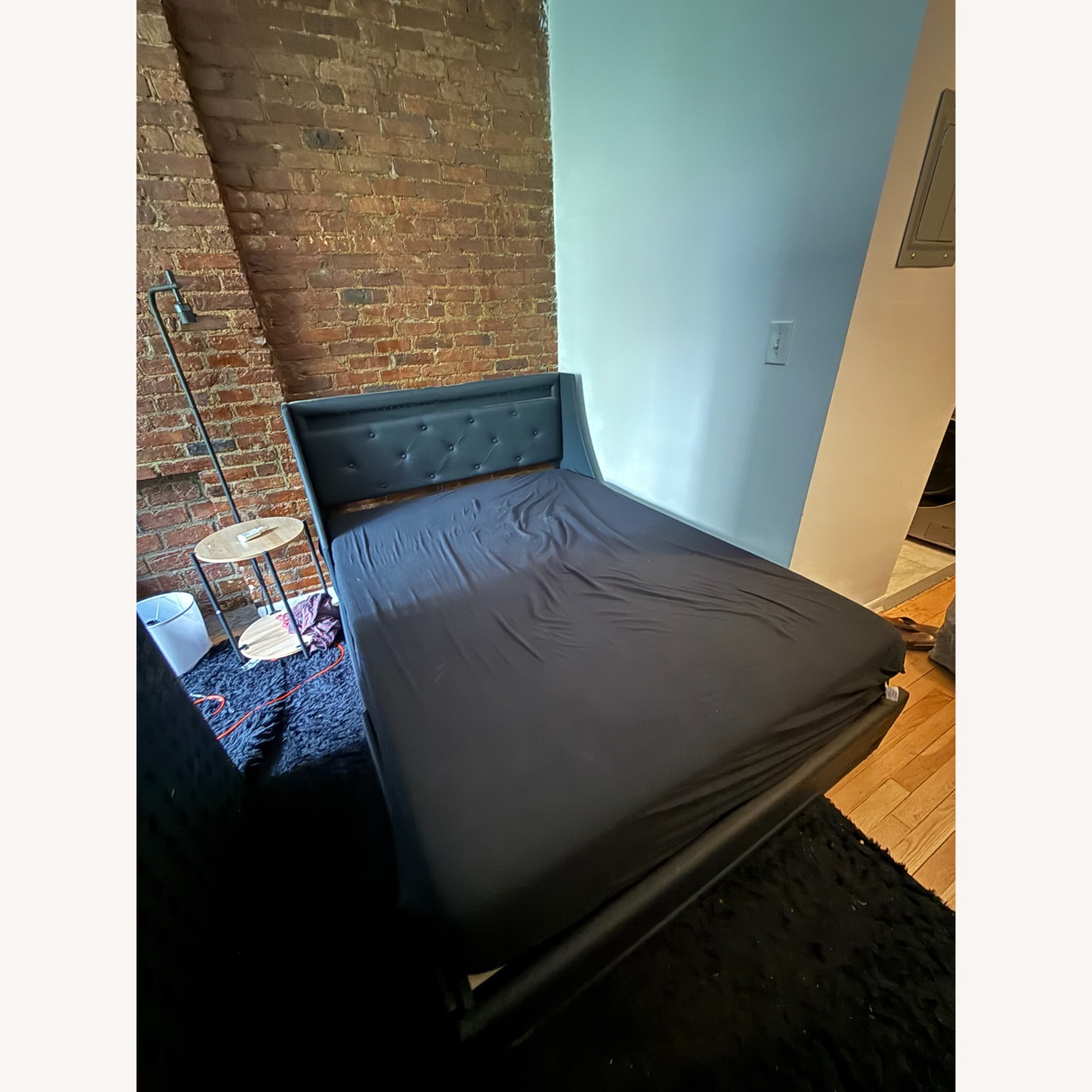 Storage Bed with Charging Station and LED Lights - image-3