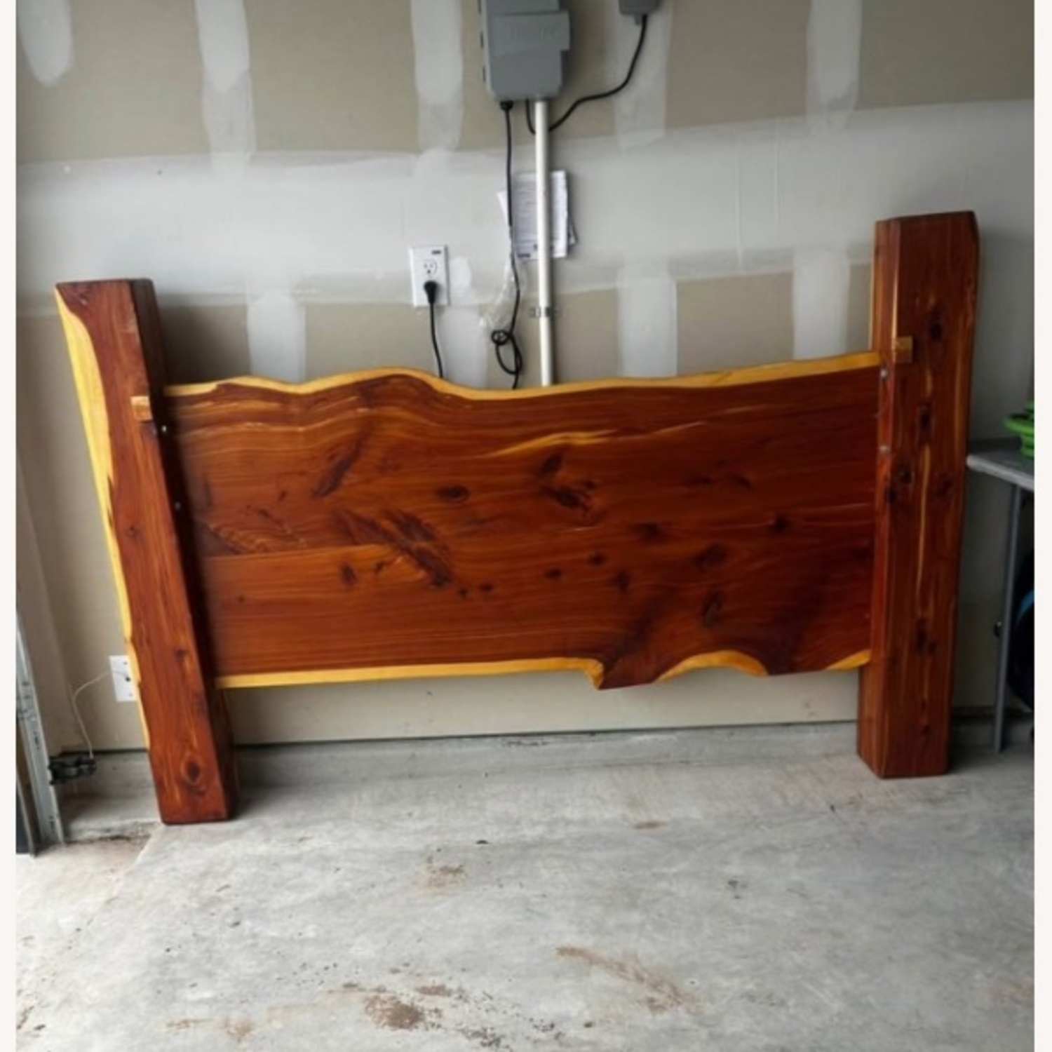 Solid Wood Queen Size Bed Frame - image-7