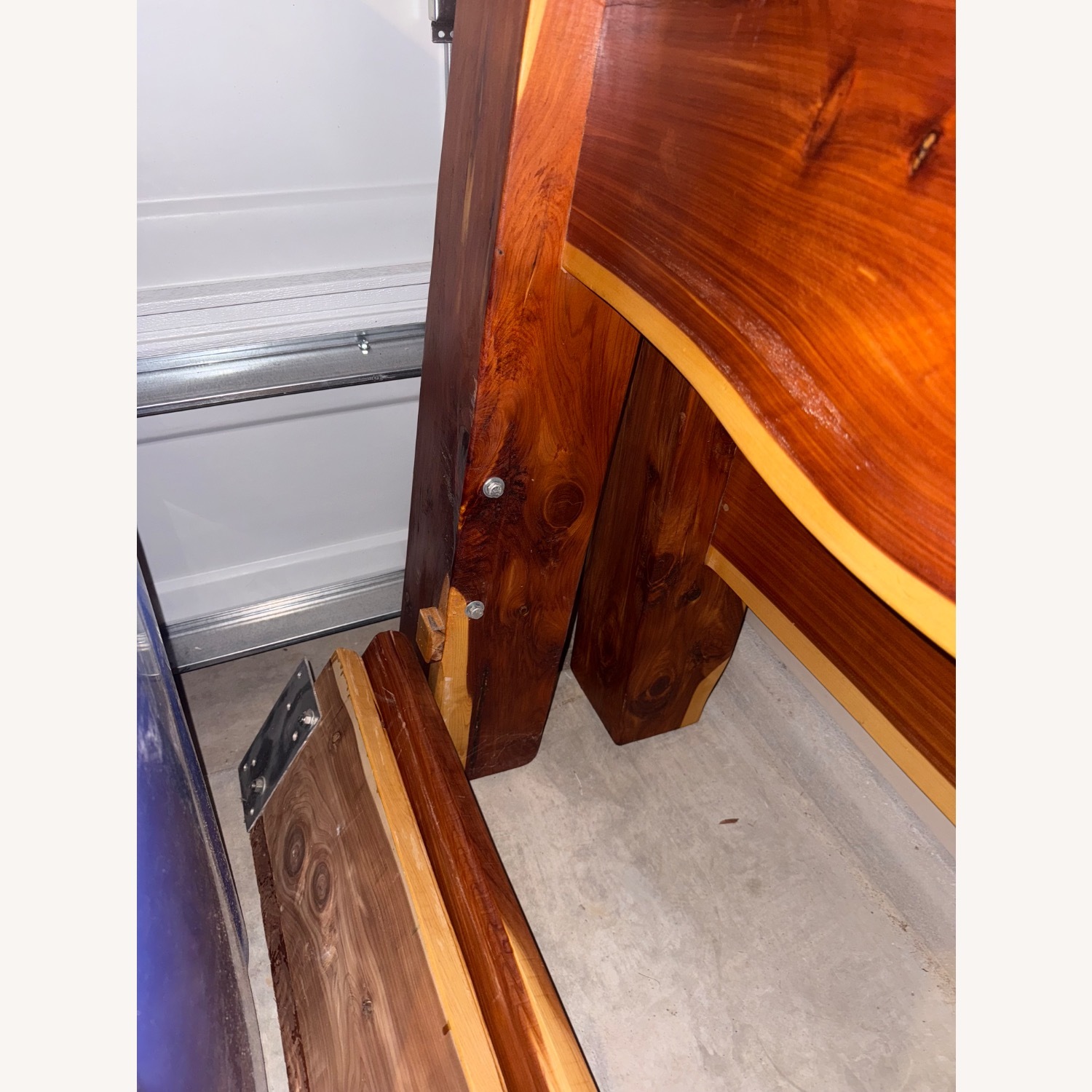 Solid Wood Queen Size Bed Frame - image-1