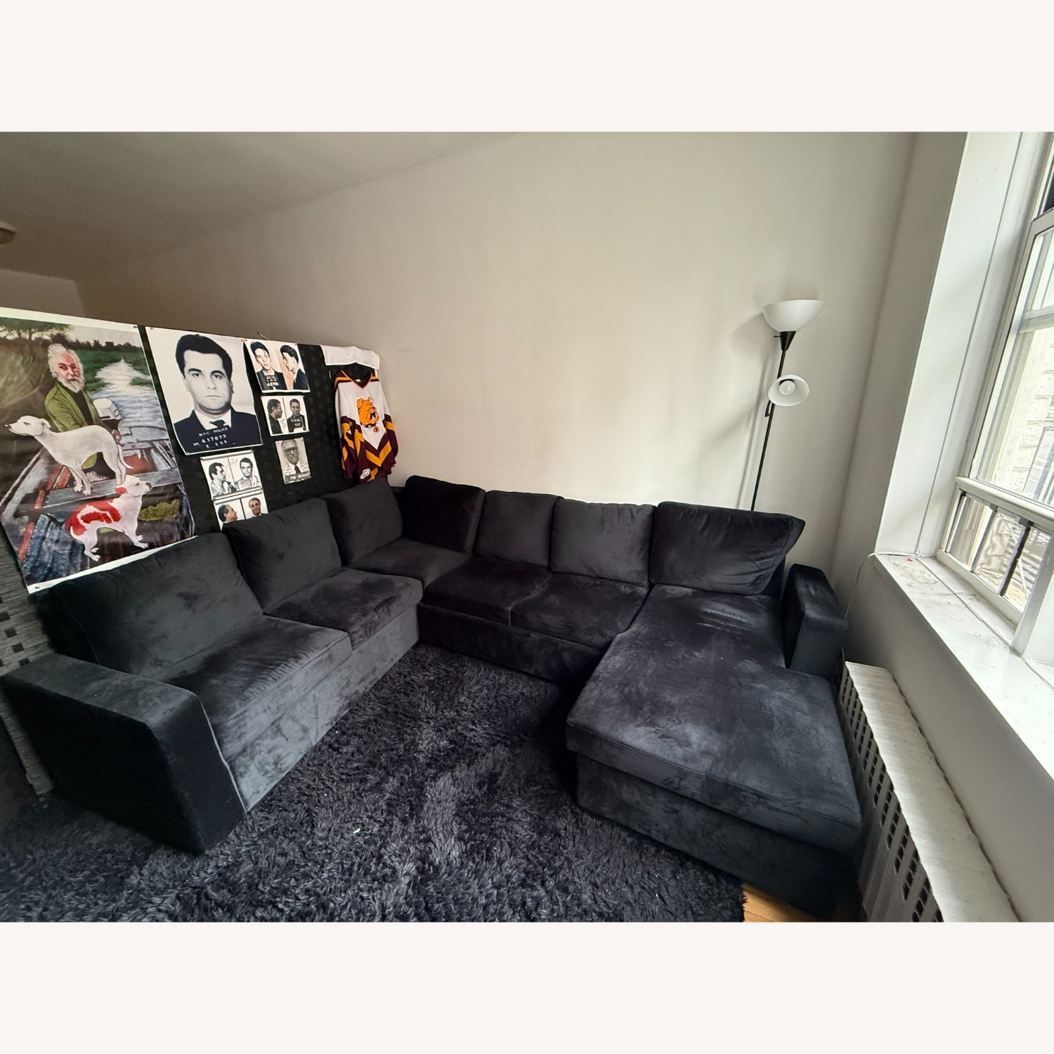 Sectional Sofa Bed/ Sleeper Couch w/Storage Chaise - image-2