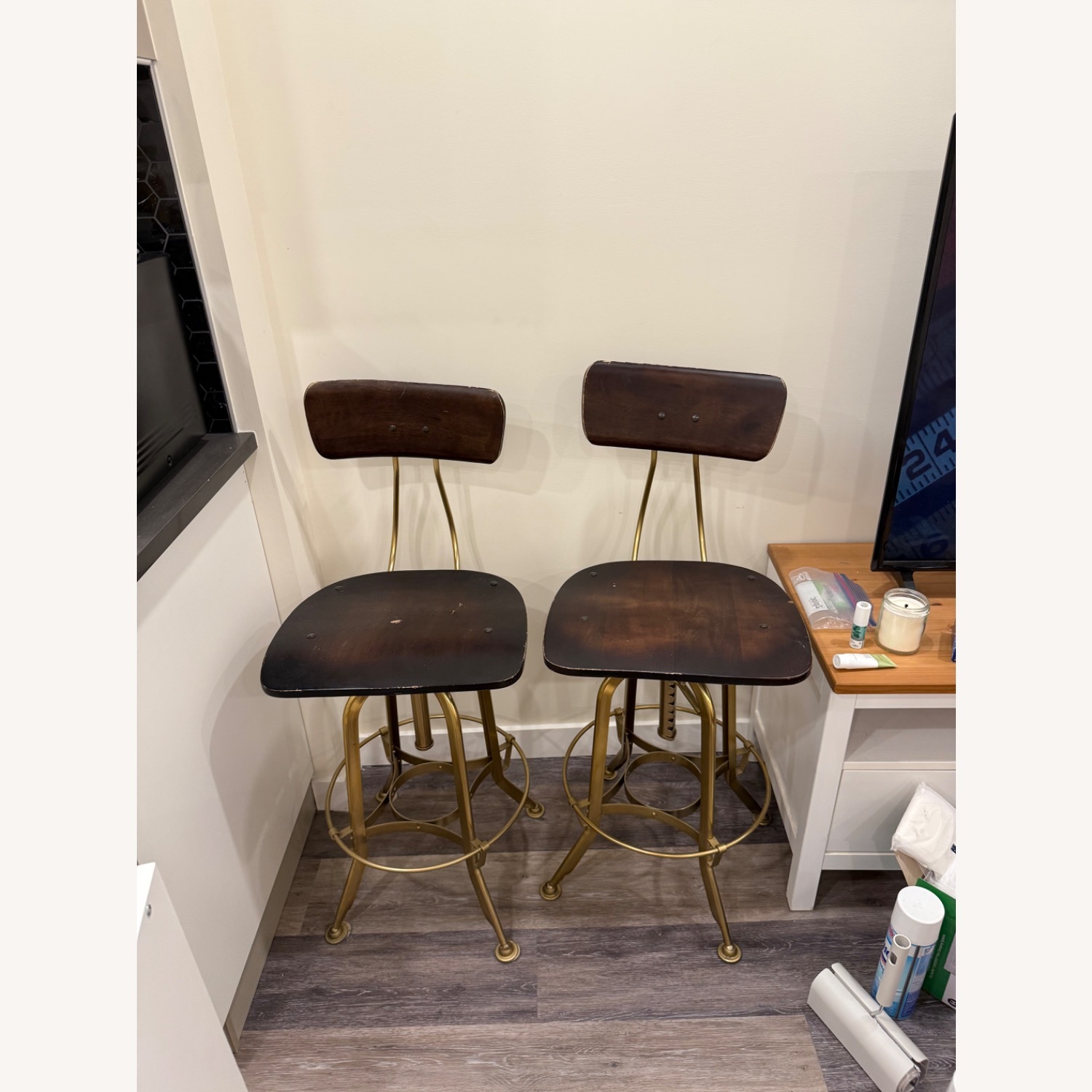 Restoration Hardware 1940s Vintage Toledo Bar Chair - image-2