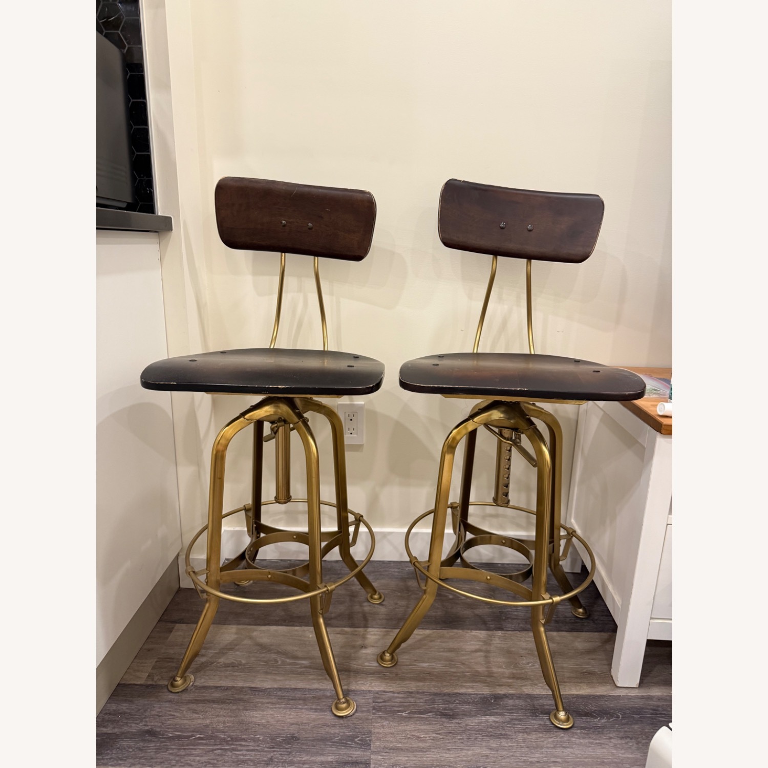 Restoration Hardware 1940s Vintage Toledo Bar Chair - image-3