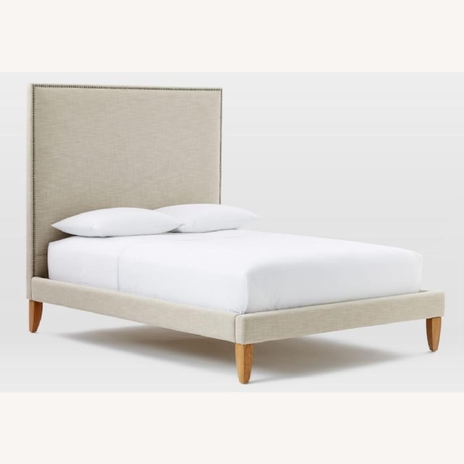 West Elm Upholstered Bed - image-1