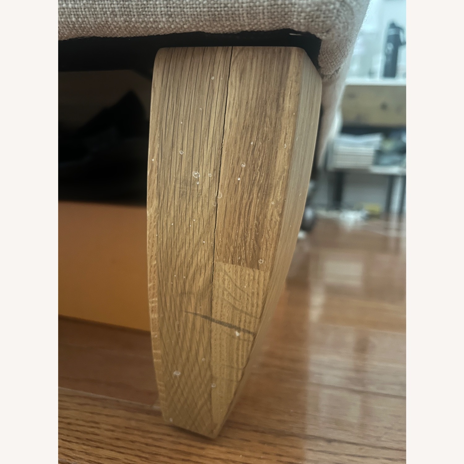 West Elm Upholstered Bed - image-4