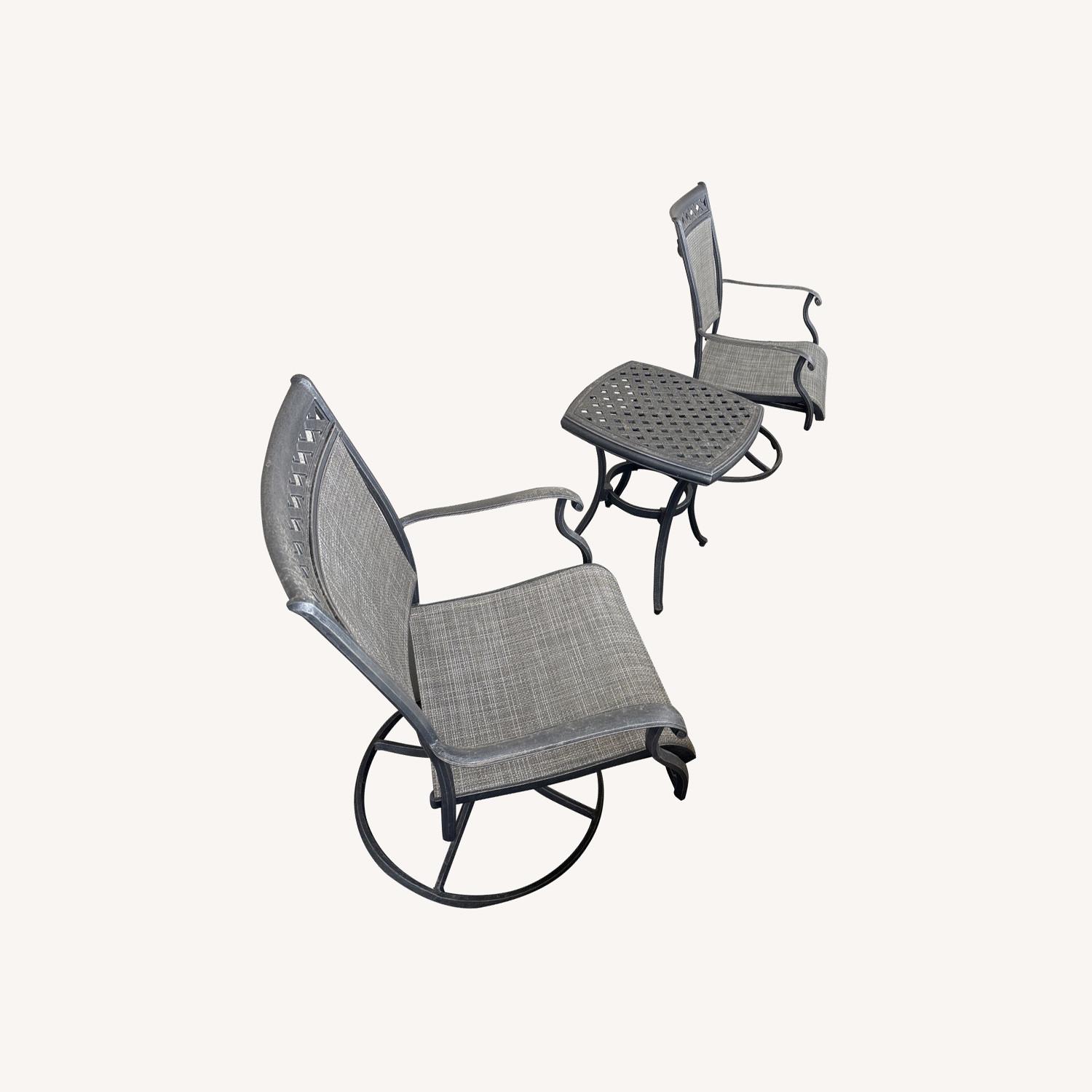 Patio Furniture Set, 2 Chairs and Table - image-0
