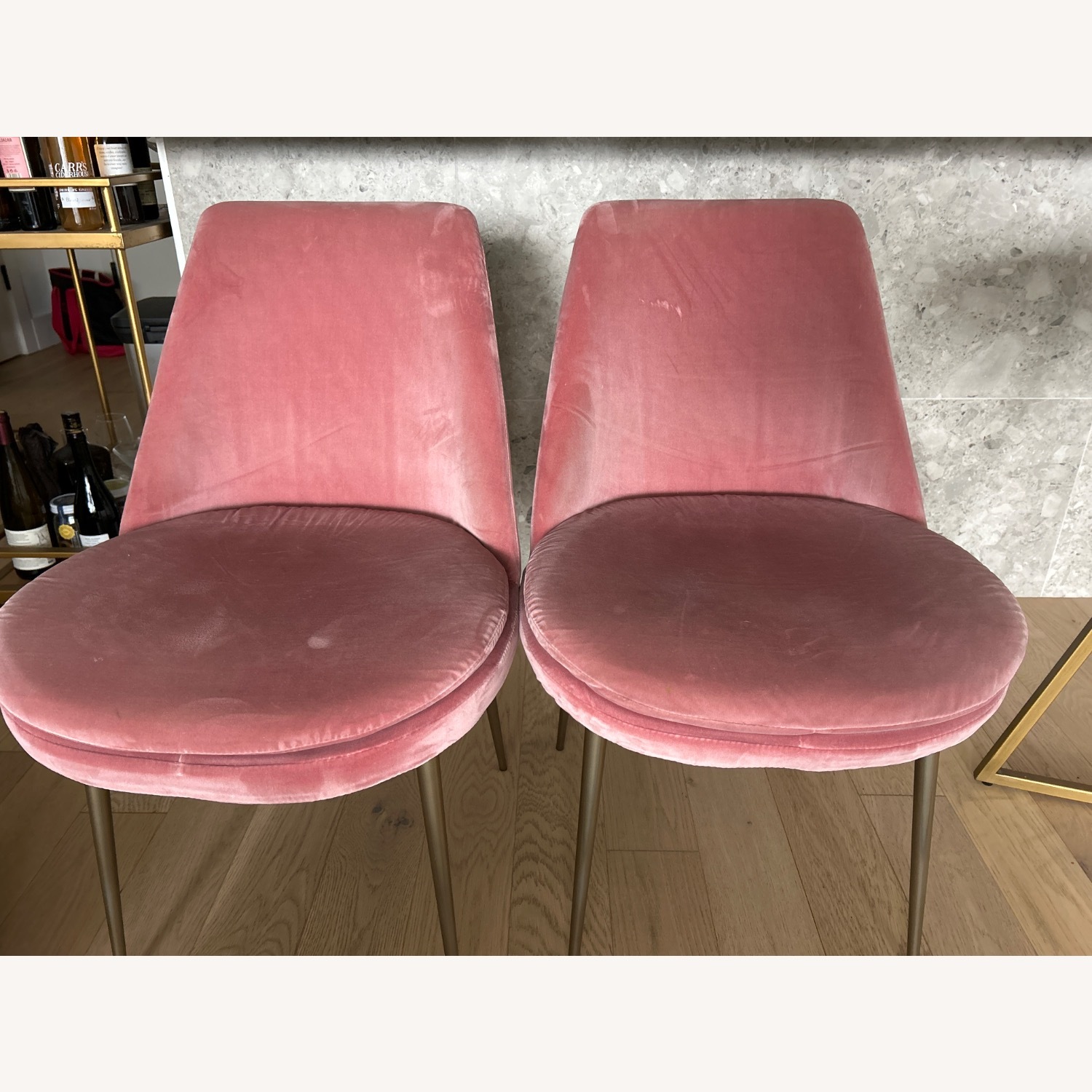 West Elm Finley Low Back Dining Chair set  - image-2