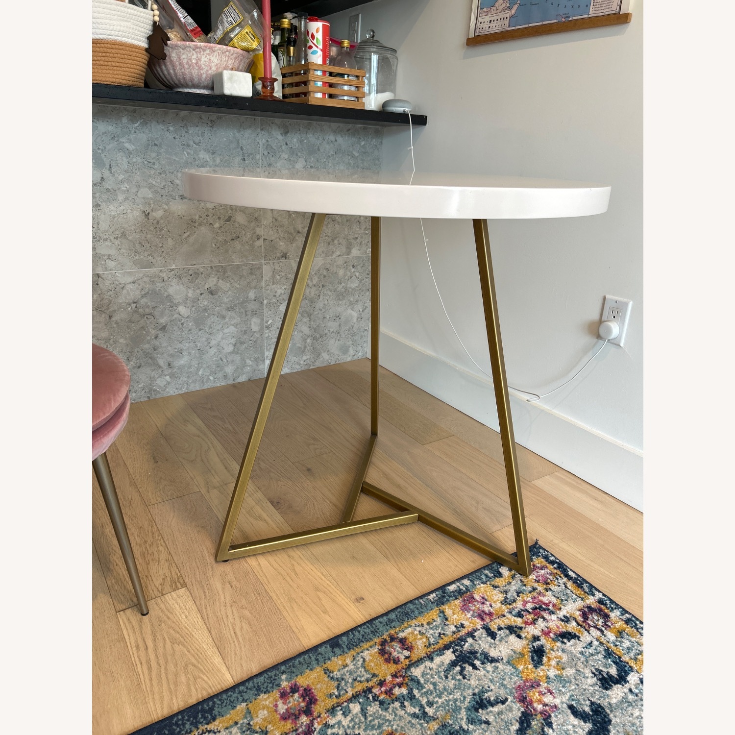 West Elm Lacquer Top Dining Table - image-2
