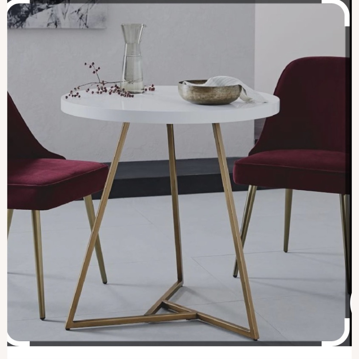 West Elm Lacquer Top Dining Table - image-1