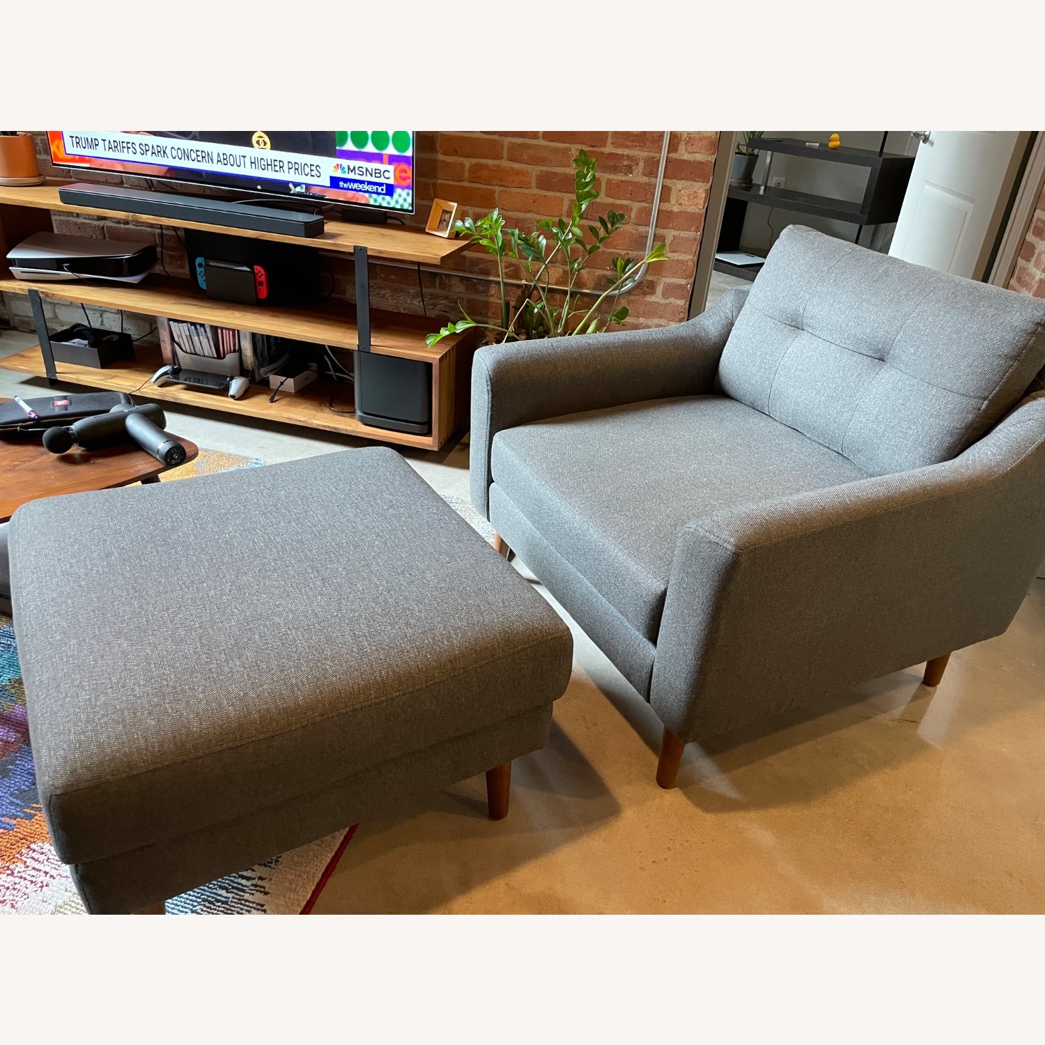 Burrow Nomad Armchair + Ottoman - image-3