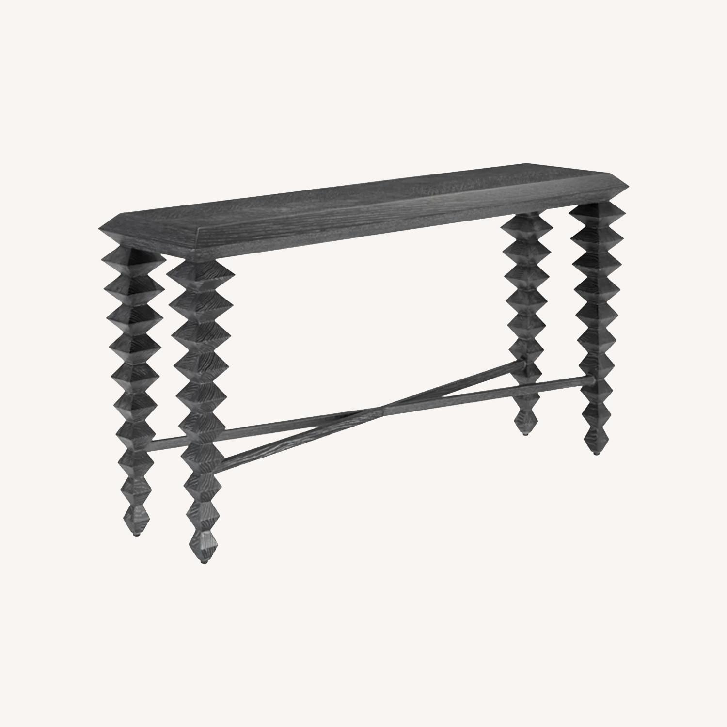 Saranya Black Pepper Console Table - image-0