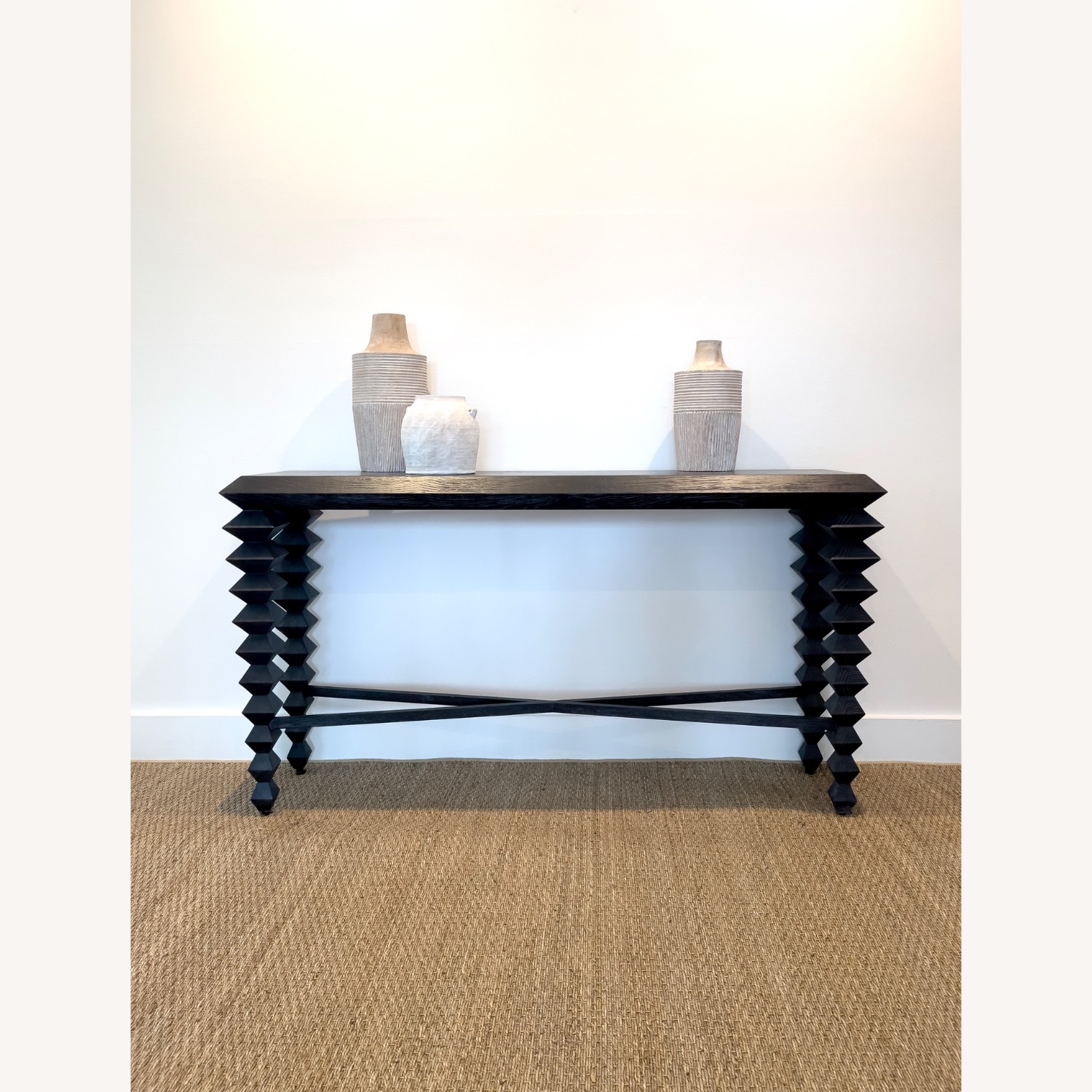 Saranya Black Pepper Console Table - image-3