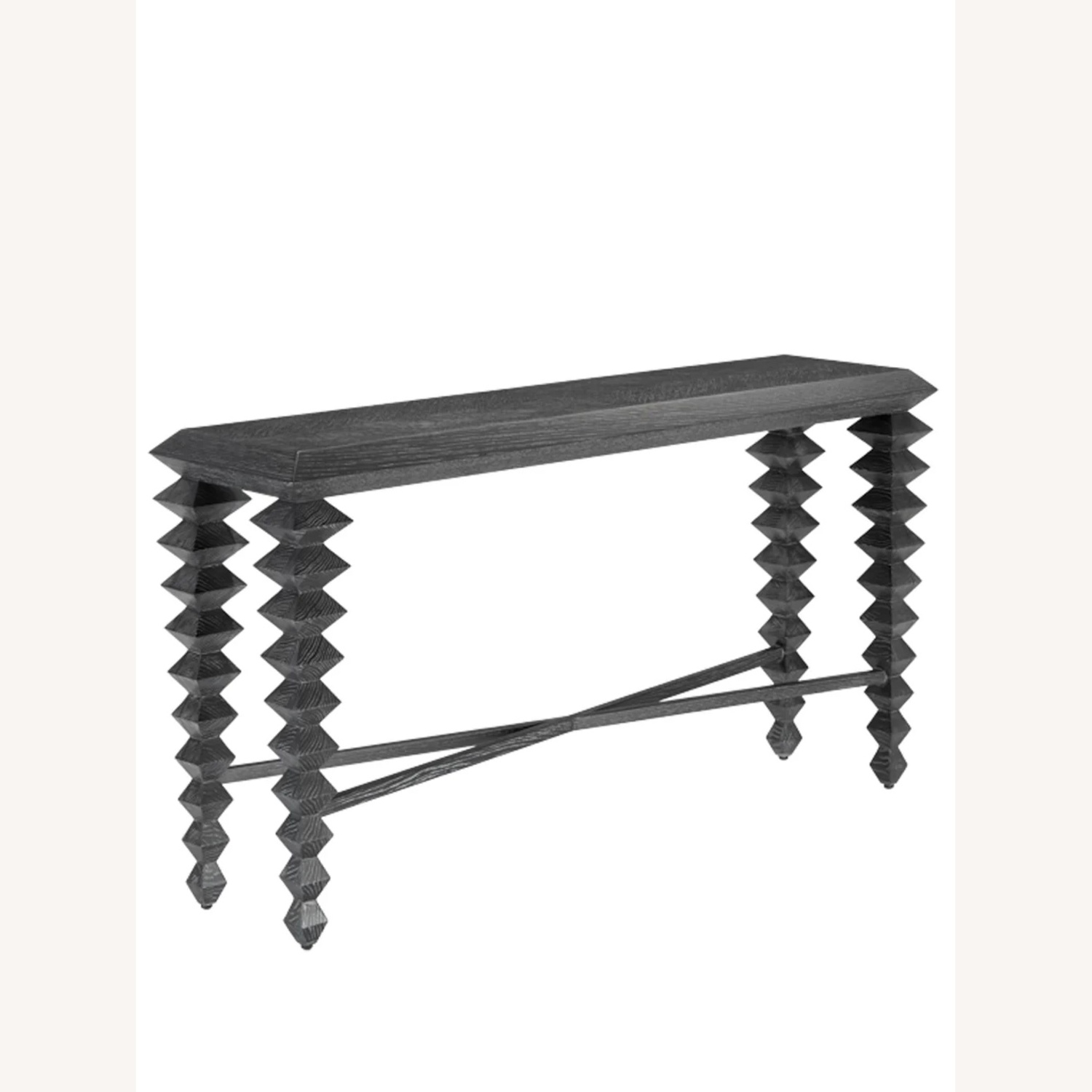 Saranya Black Pepper Console Table - image-4