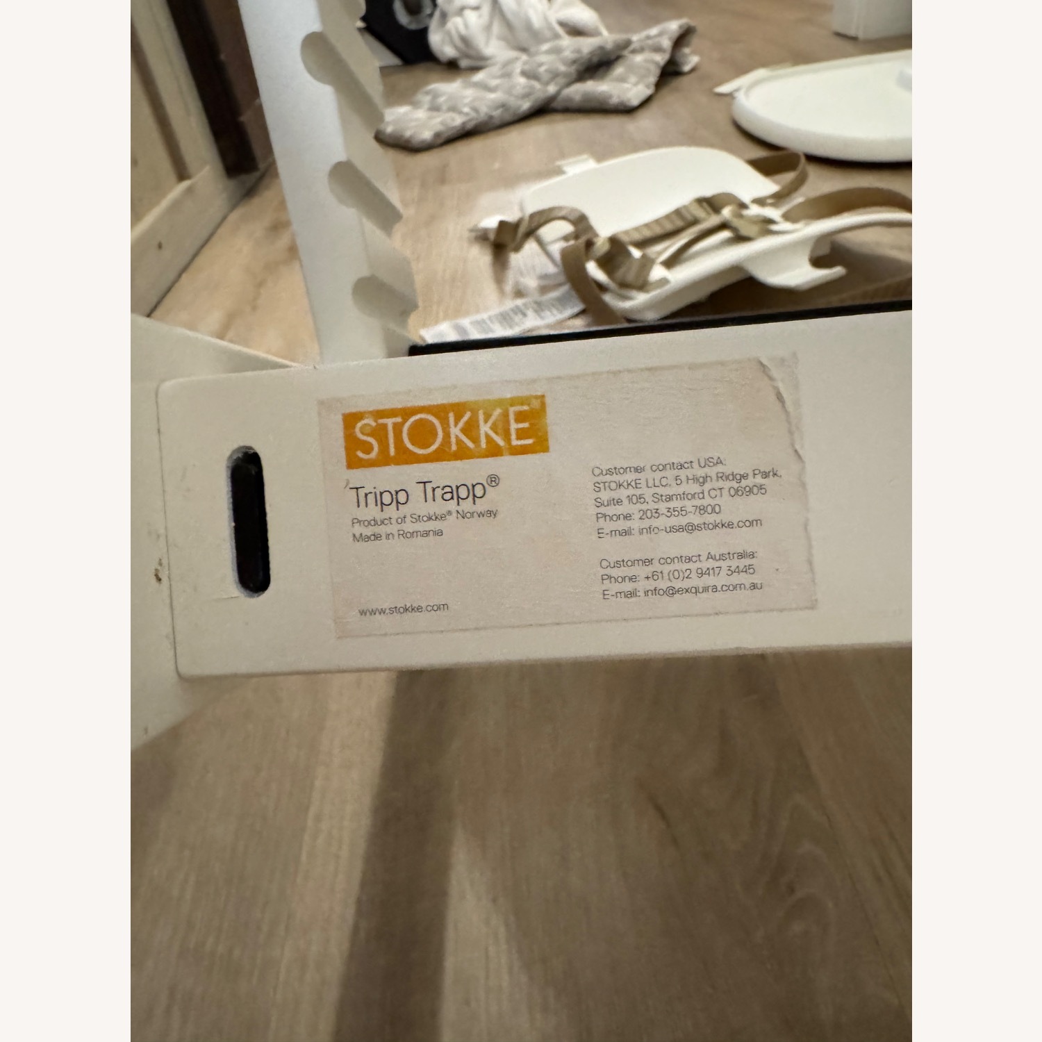 White Stokke Tripp Trapp High Chair - image-11