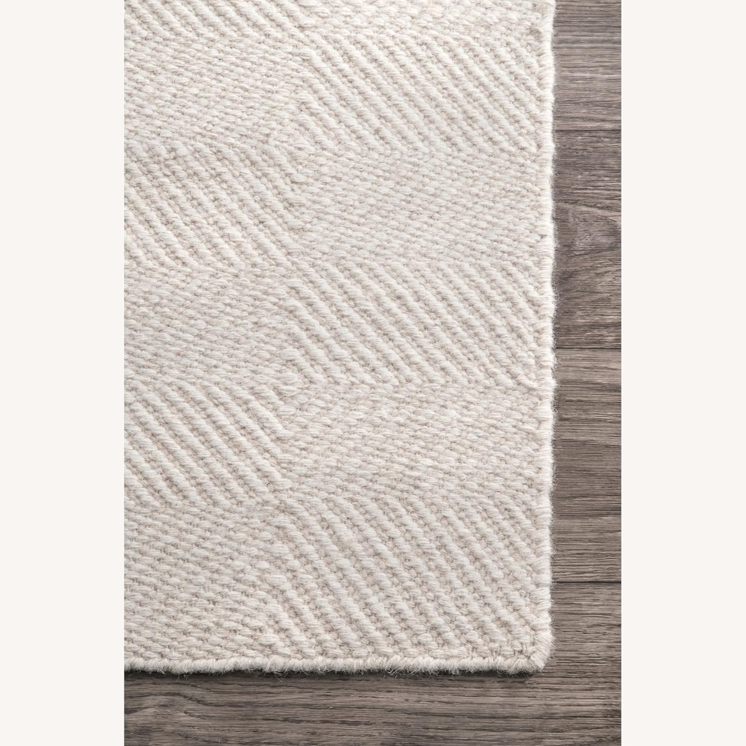 Cream Jute Area Rug - image-3