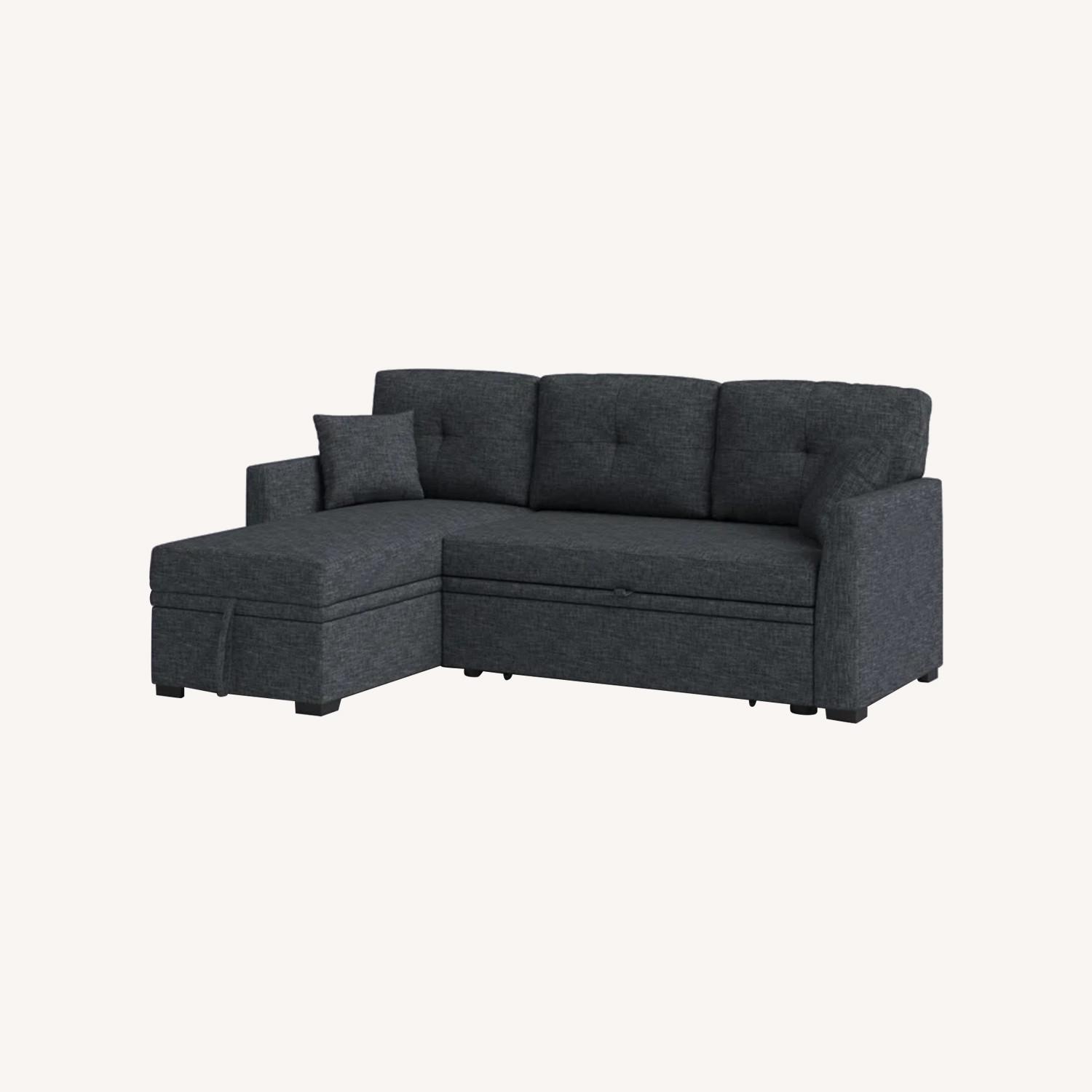 Wade Logan Sectional Sleeper Sofa with Storage - image-0