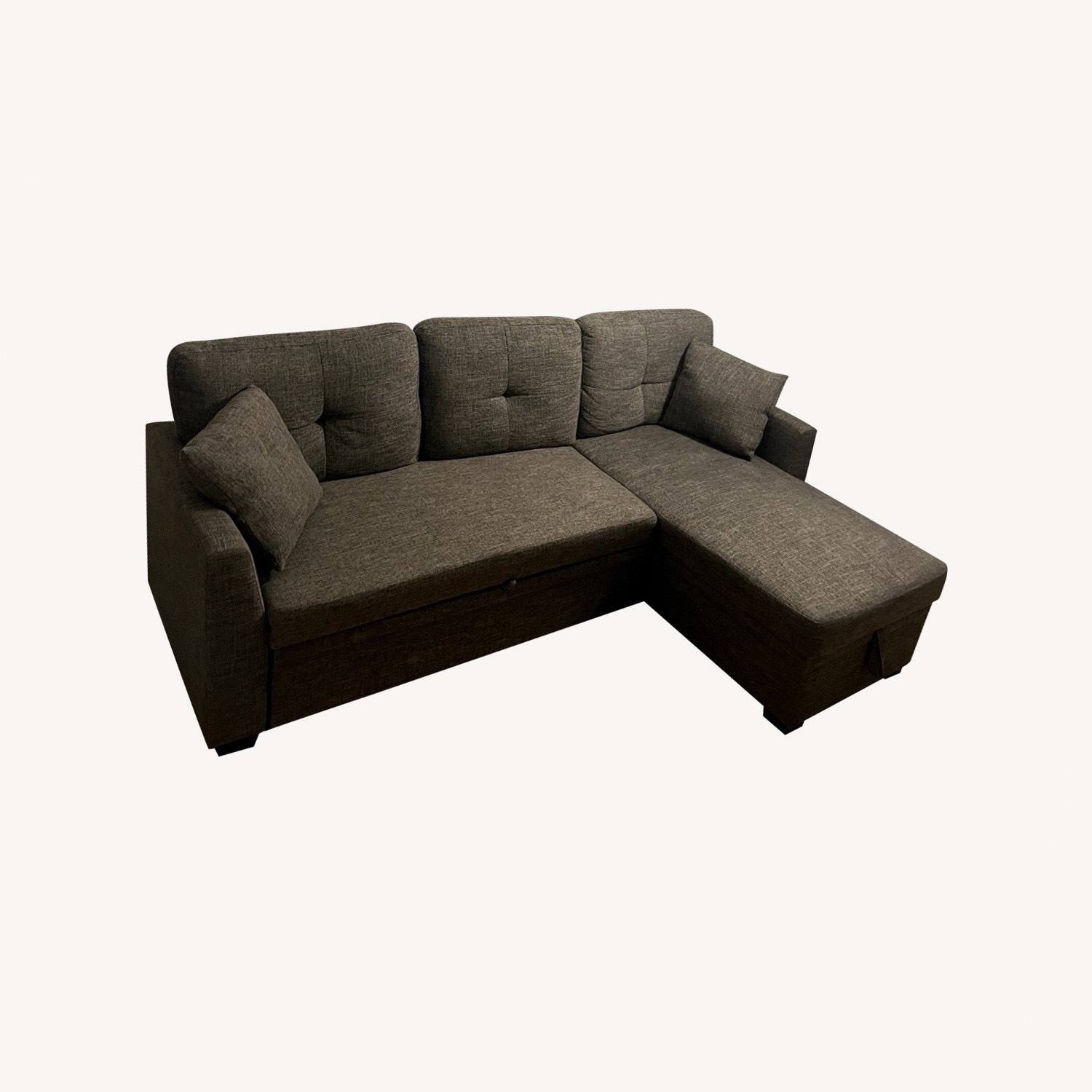 Wade Logan Sectional Sleeper Sofa with Storage - image-1