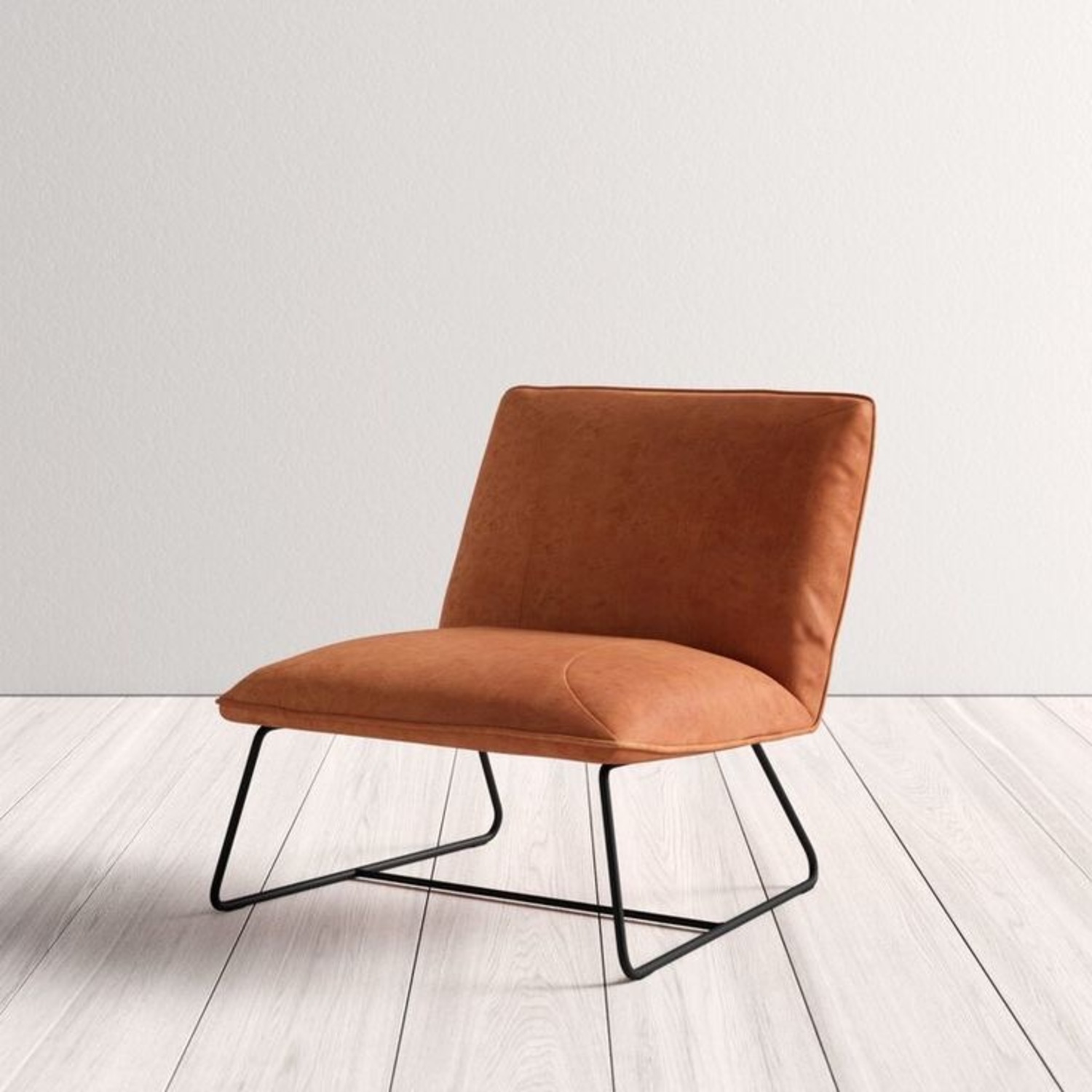 AllModern Midcentury Slipper Chair - image-1