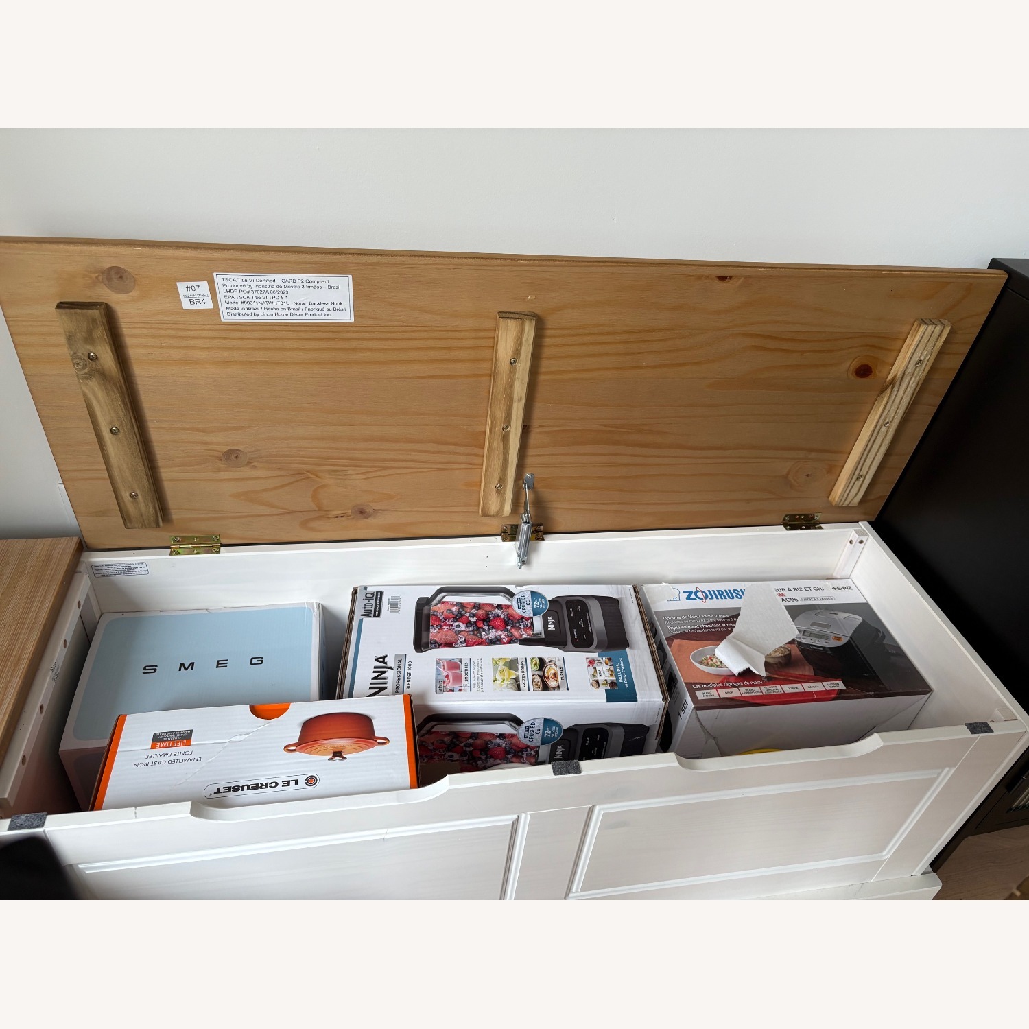 Natural Wood and White Breakfast Nook - image-3