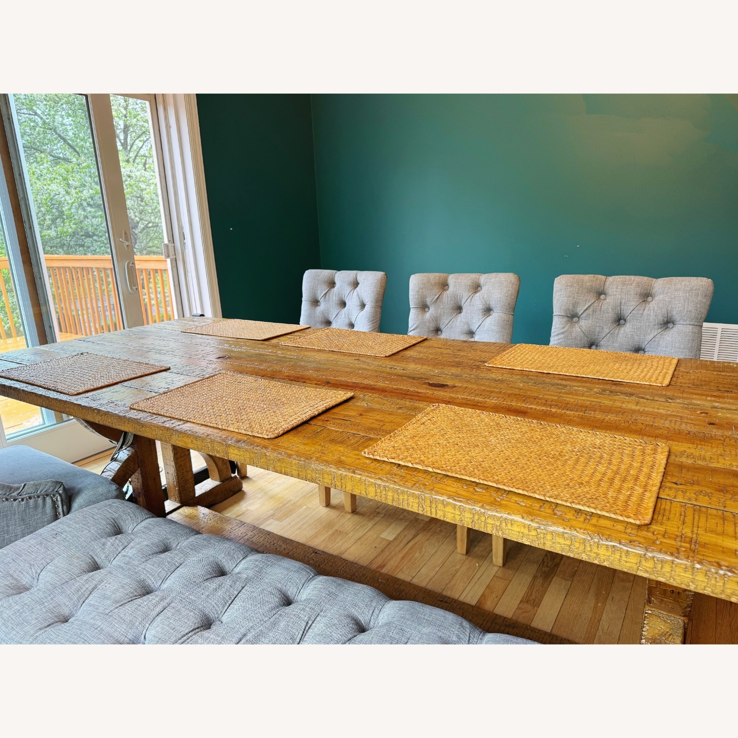 6-Piece Farmhouse Dining Set - image-1