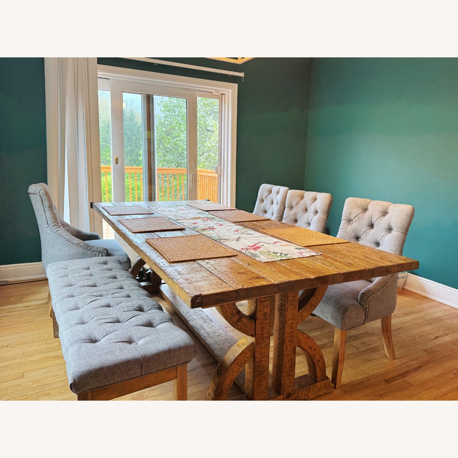 6-Piece Farmhouse Dining Set - image-3