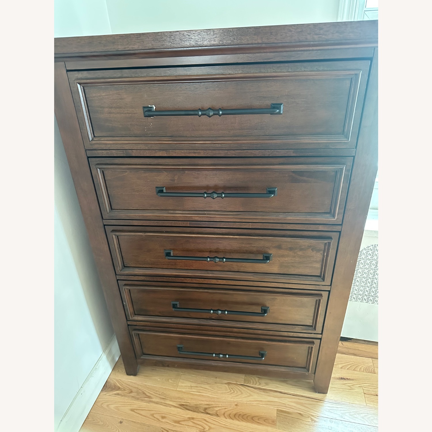 Brooks Dark Brown 4 Drawer Dresser with Jewelry Shelf - image-2