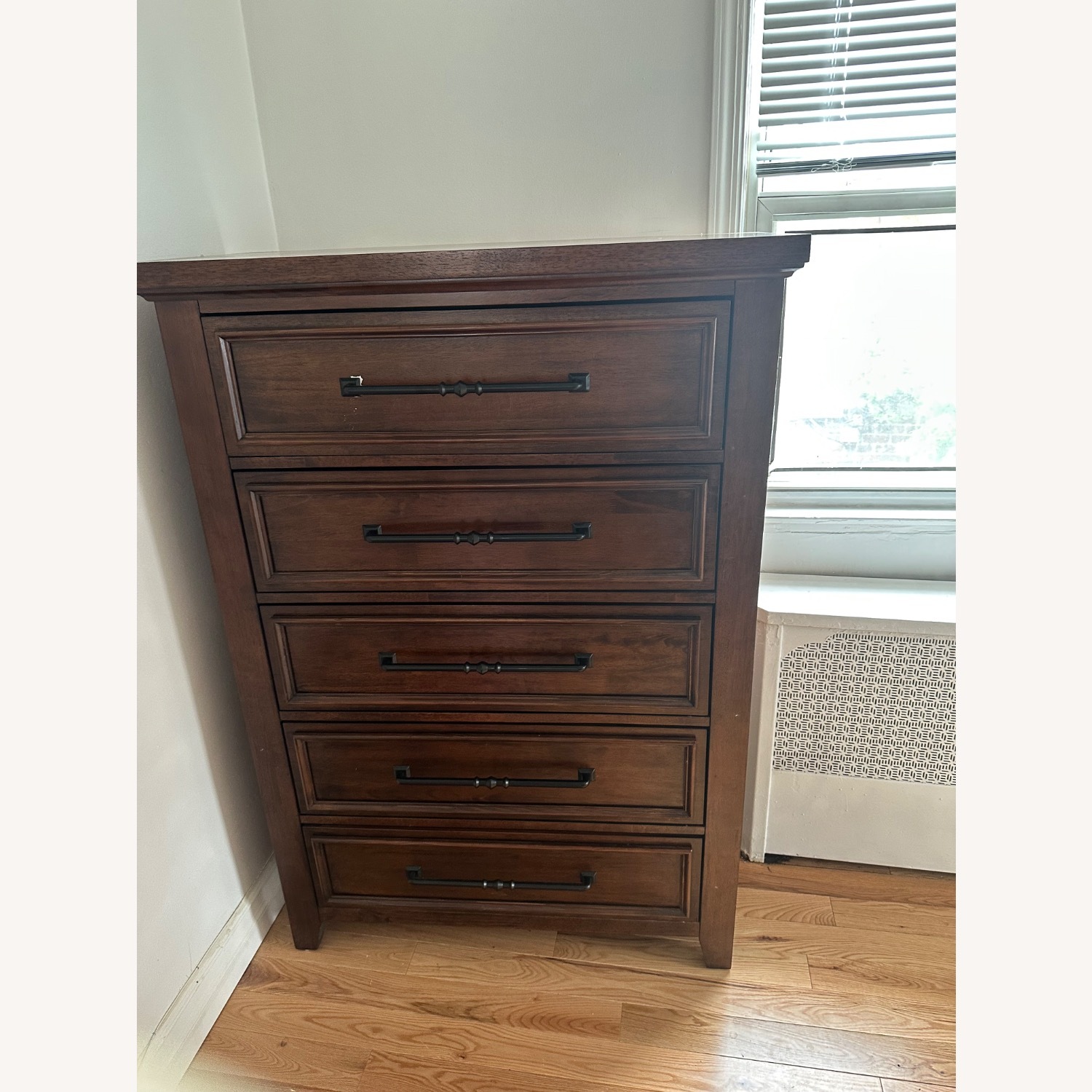 Brooks Dark Brown 4 Drawer Dresser with Jewelry Shelf - image-1