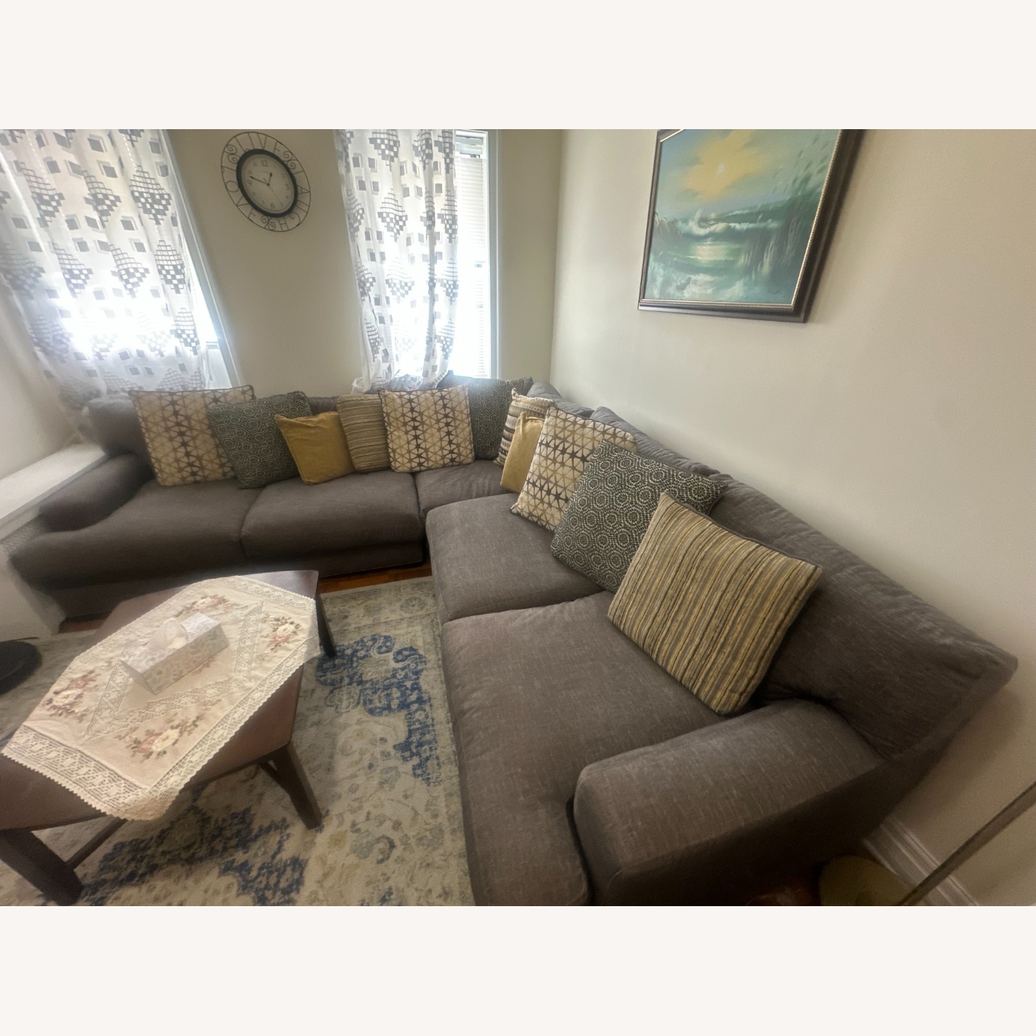 Raymour & Flanigan Bayside-3-pc Sectional Sofa - image-1