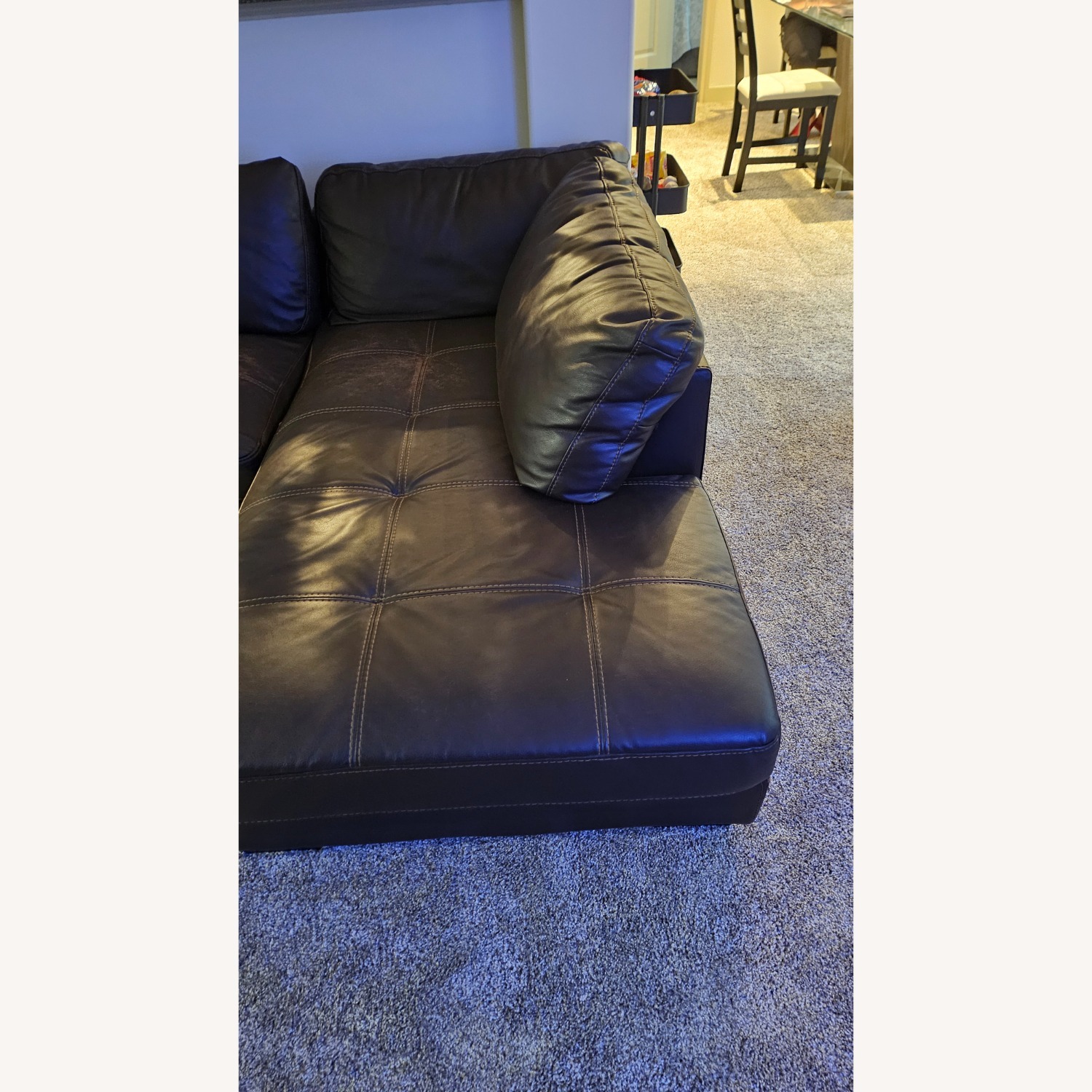 Leather Sectional - image-4