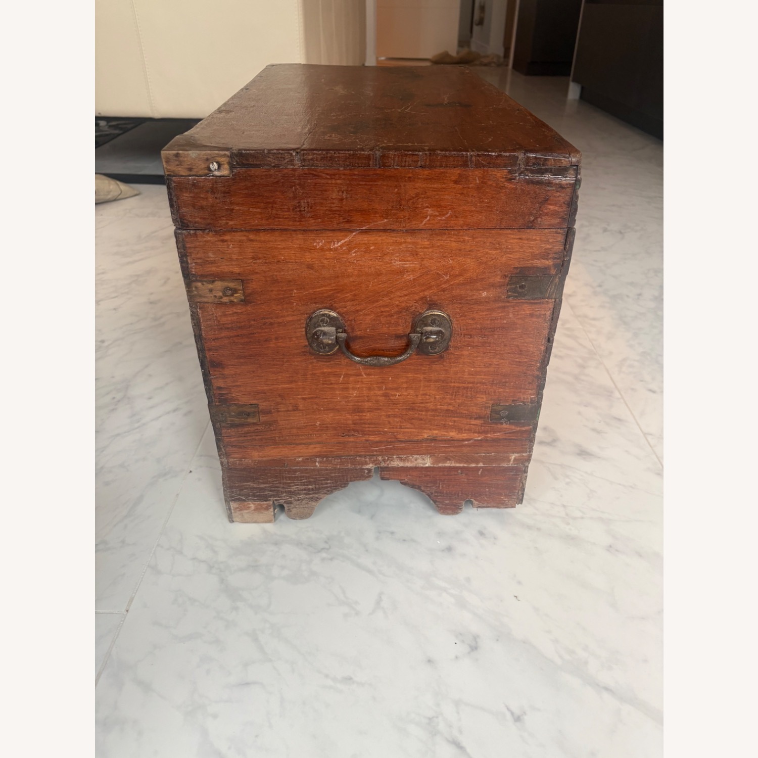 Antique Wooden Chest - image-3