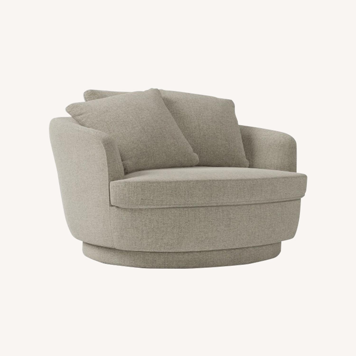 West Elm Viv Grand Swivel Chair - image-0