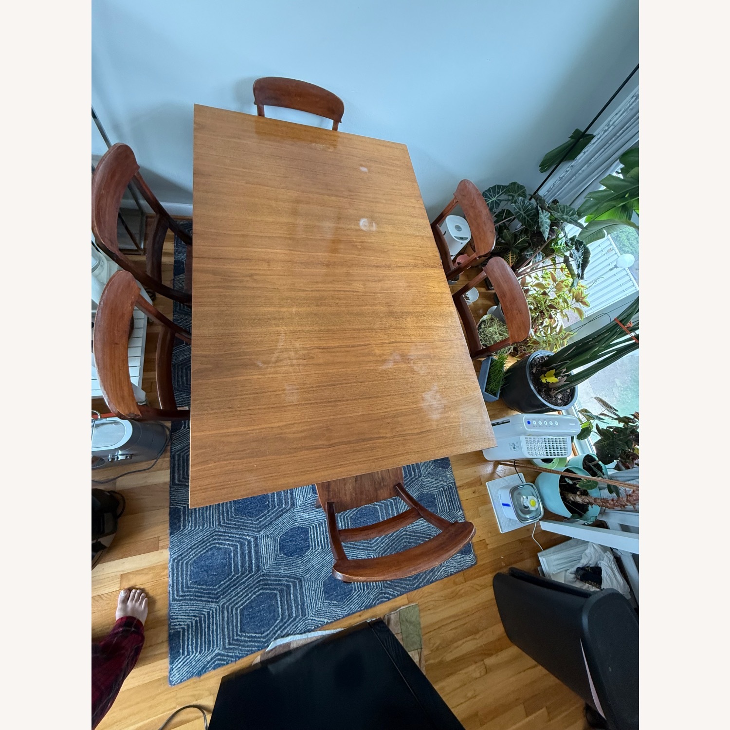 Mid-Century Expandable Dining Table - image-4