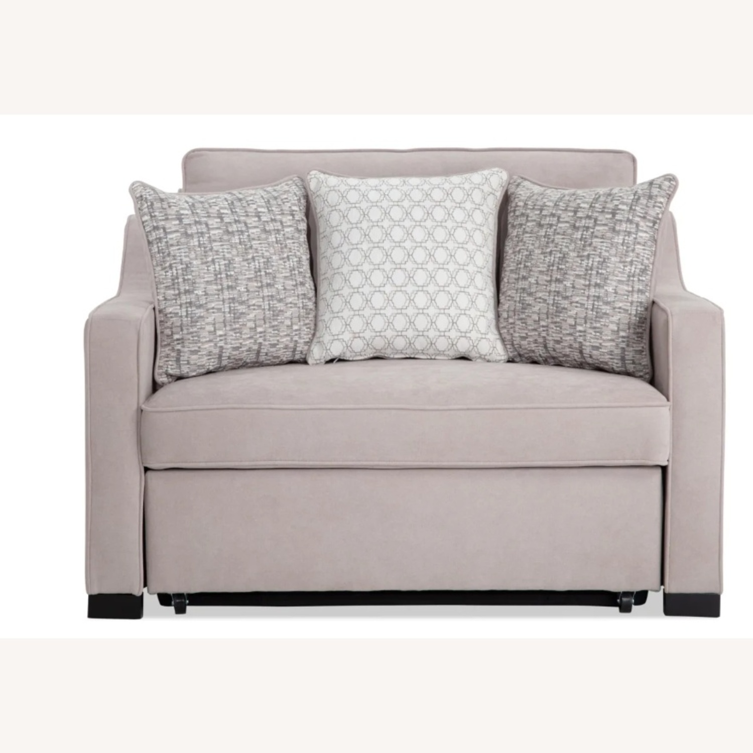 Taupe Twin Pop Up Sleeper Chair - image-6