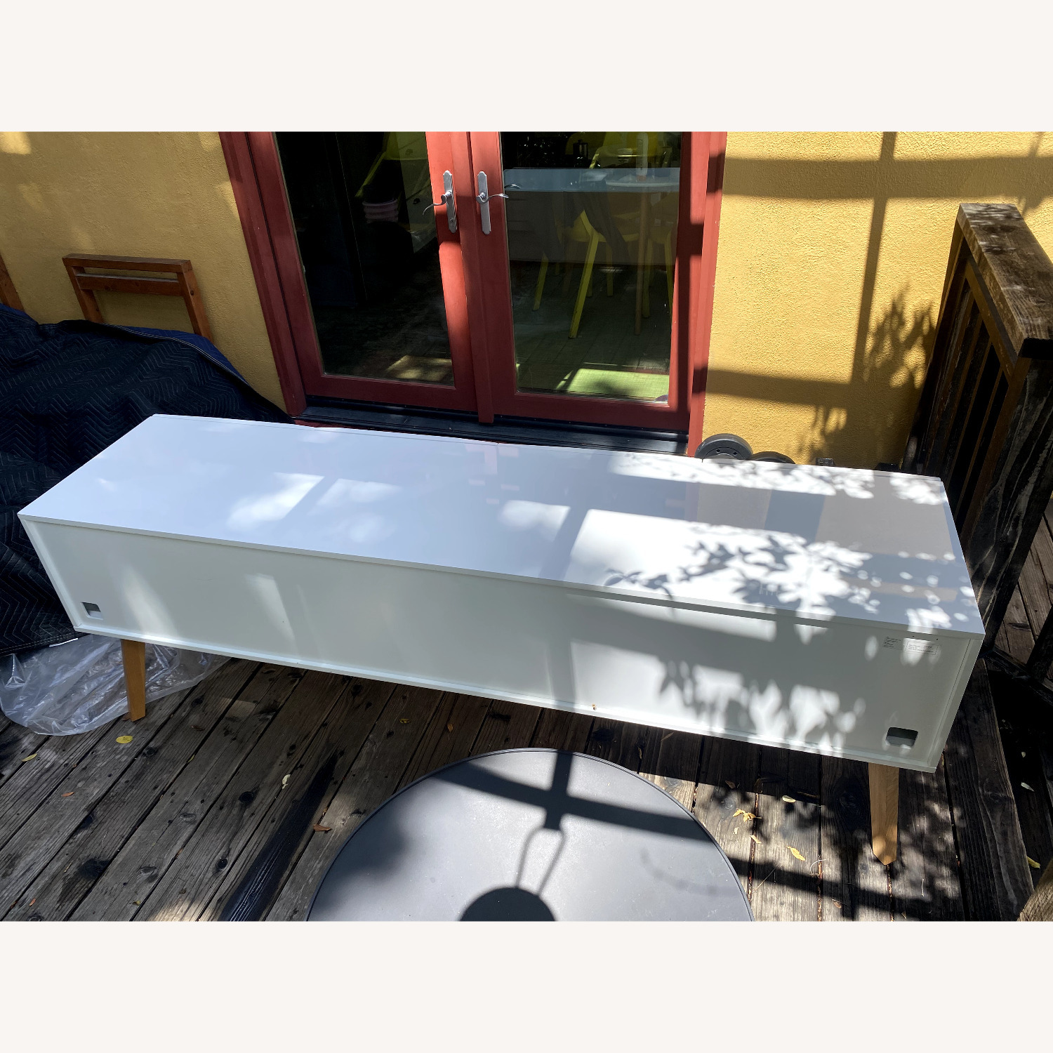 CB2 Alba Large White Lacquer Credenza - image-4