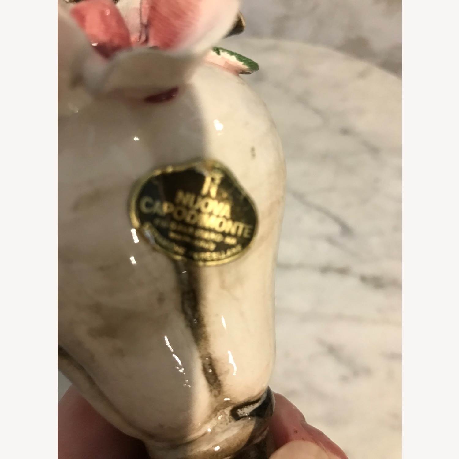 Vintage Capodimonte Vase - image-11