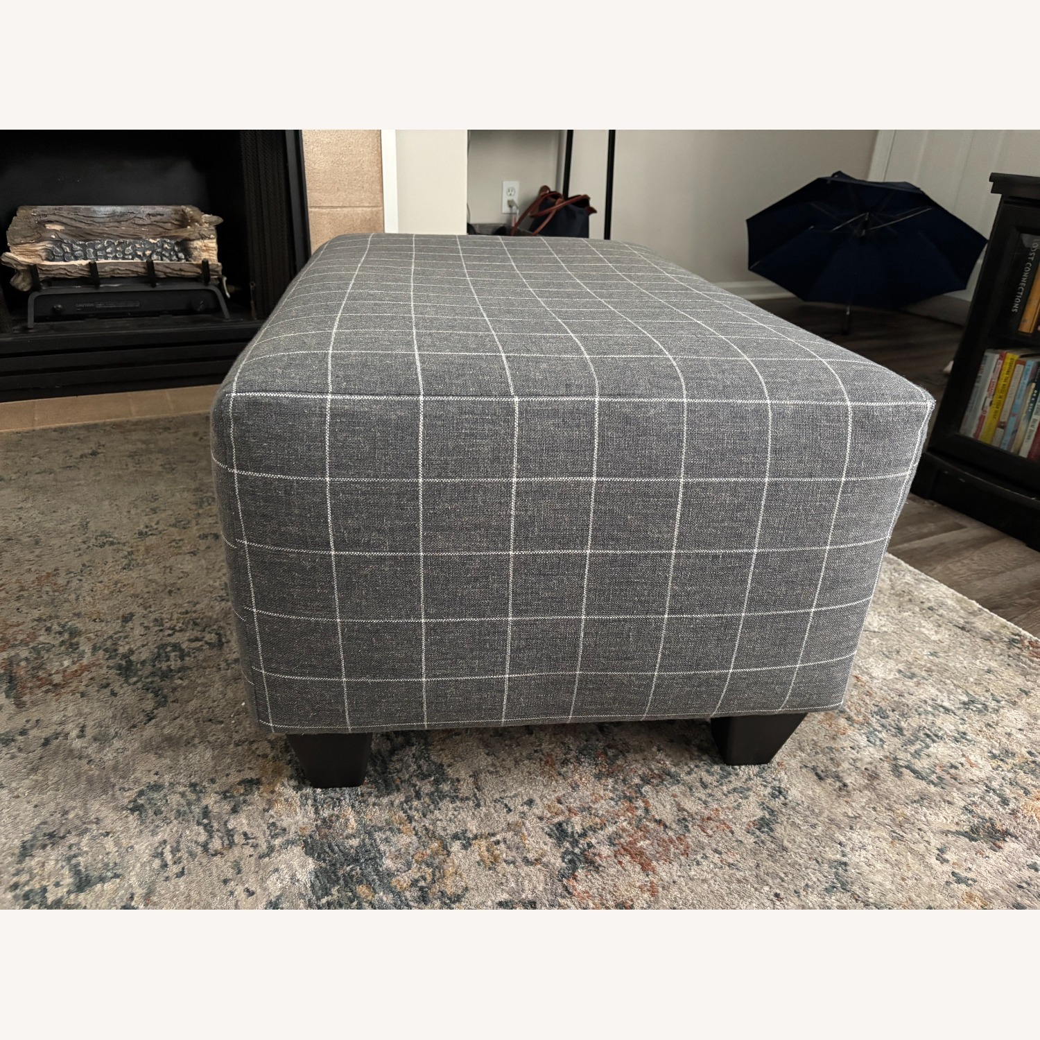 Grey Caid Cocktail Ottoman - image-5