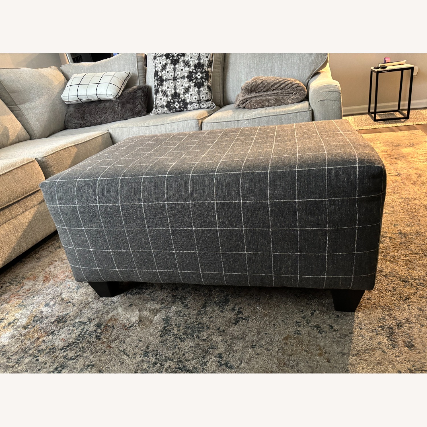 Grey Caid Cocktail Ottoman - image-3