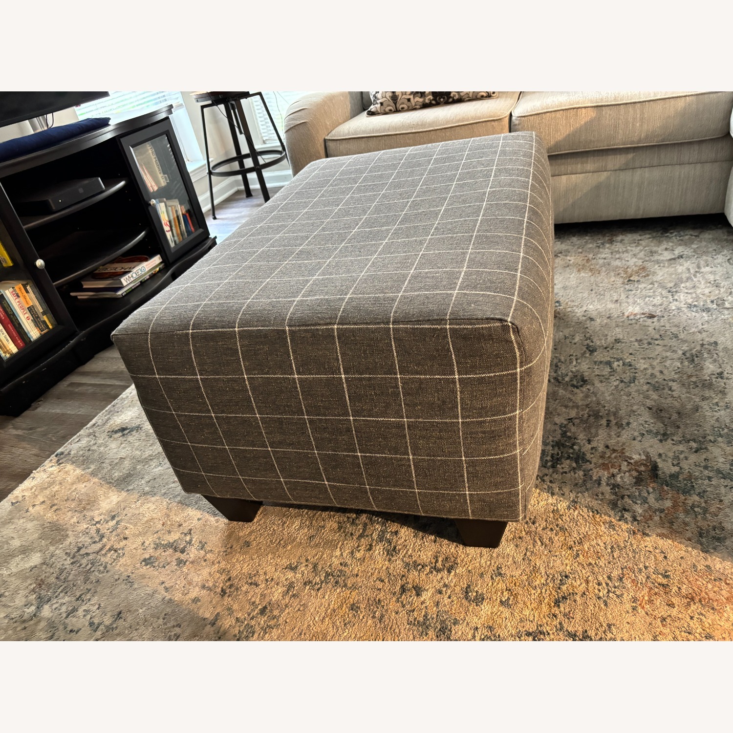 Grey Caid Cocktail Ottoman - image-6