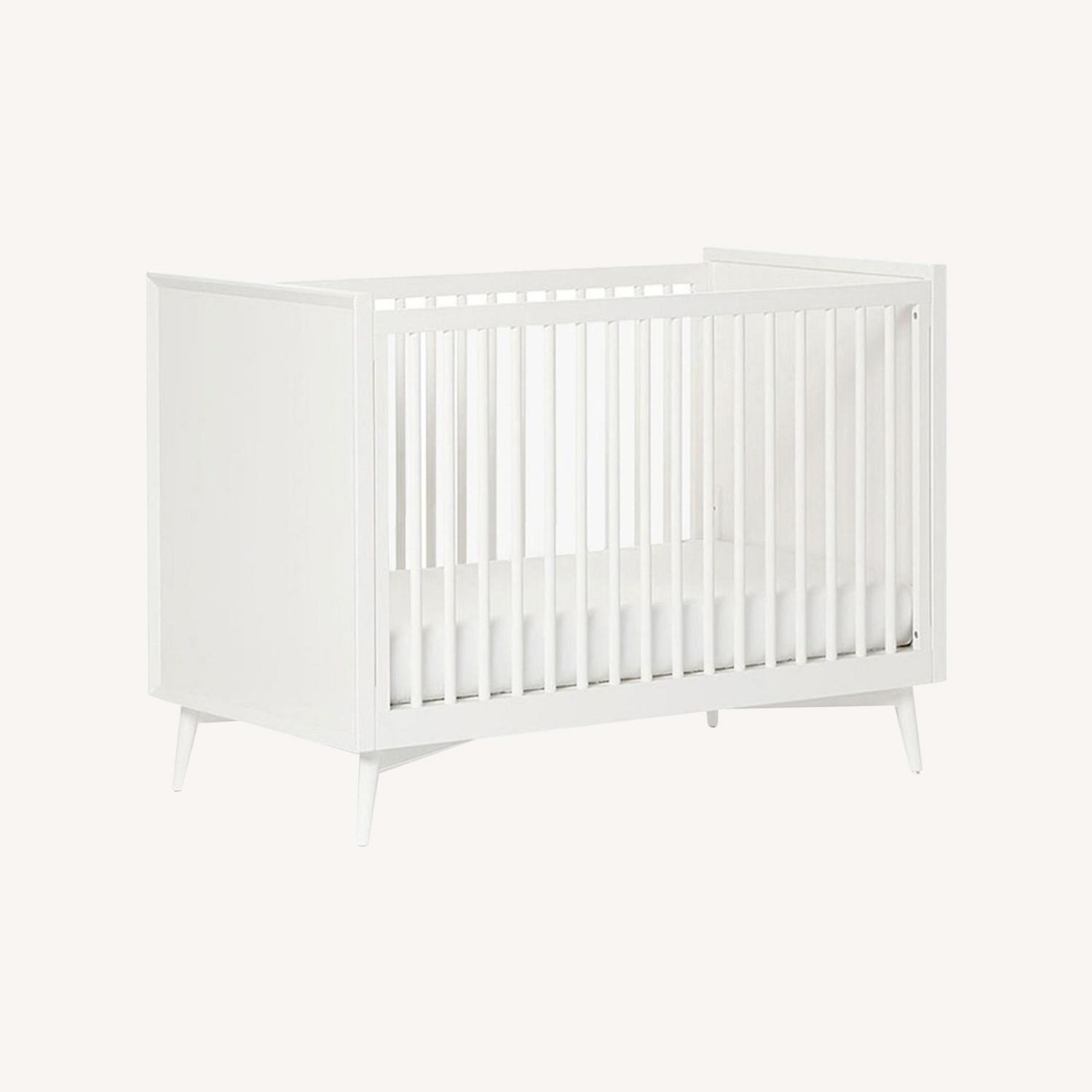 west elm x pbk Mid-Century Convertible Crib - image-0