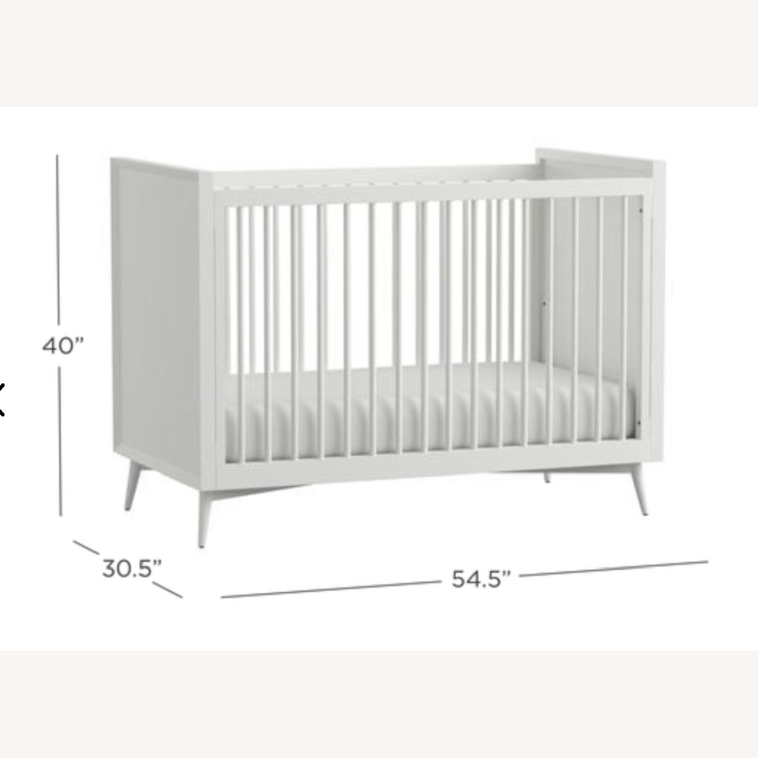 west elm x pbk Mid-Century Convertible Crib - image-6