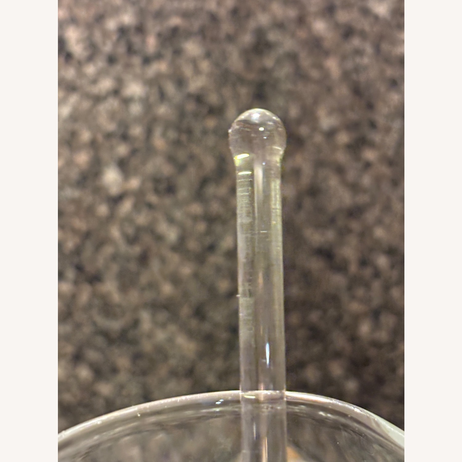 MCM Cocktail Etched Glass  Decanter W Stirrer - image-8