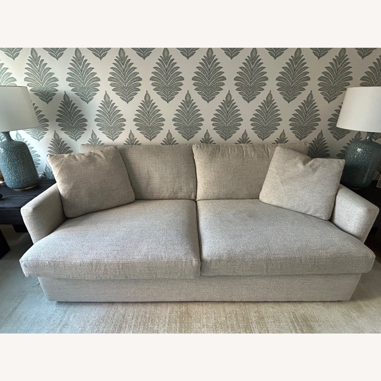 Crate & Barrel Lounge II Petite 83" - image-1