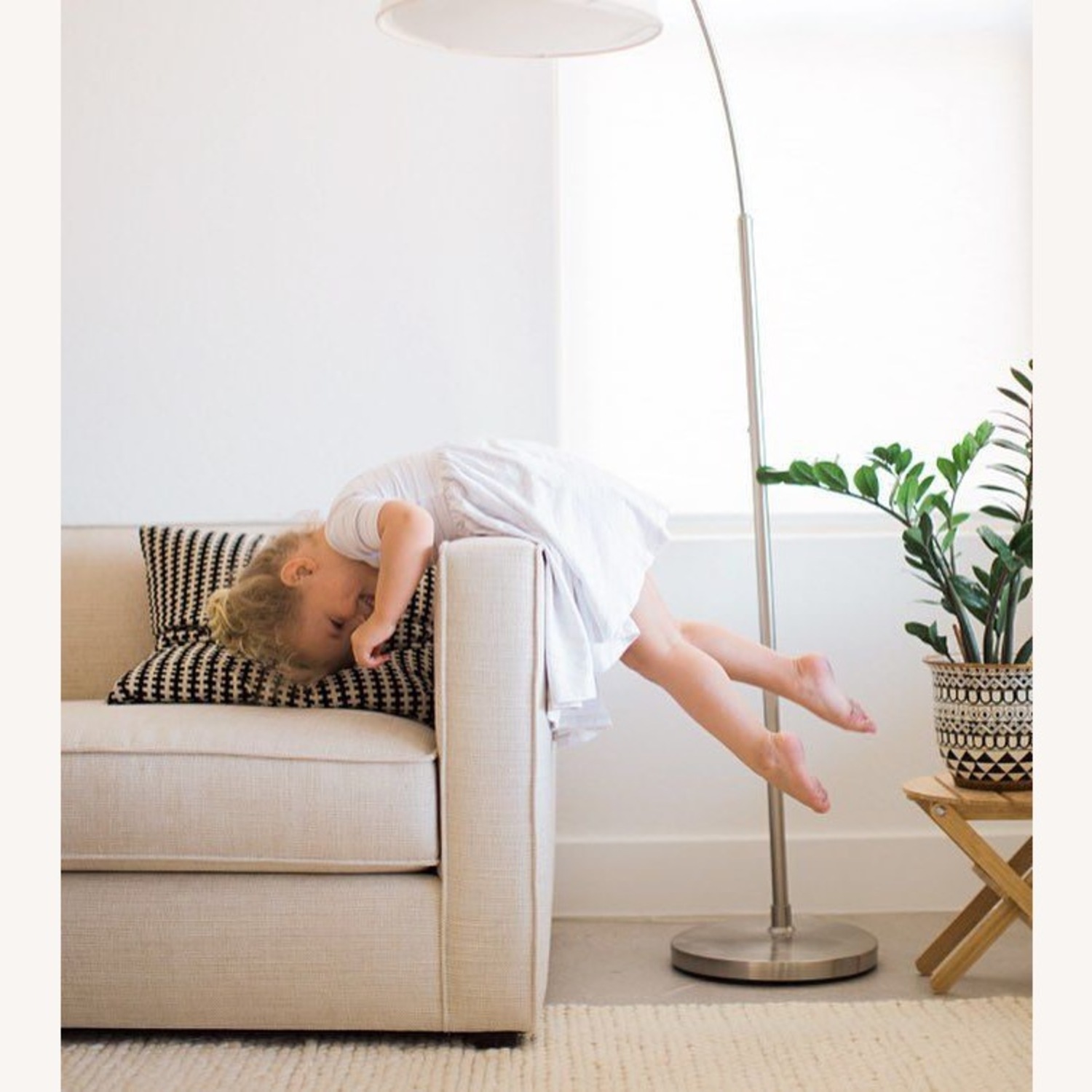 CB2 Big Dipper Arc Floor Lamp – Brushed Nickel - image-5