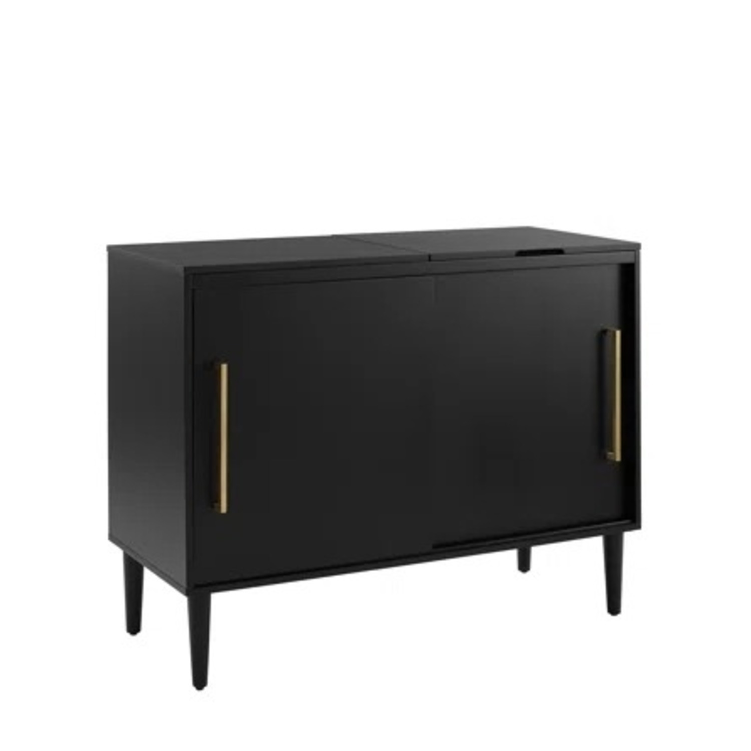 Everett Cabinet with 2 Sliding Doors and Lift-top Lid - image-1