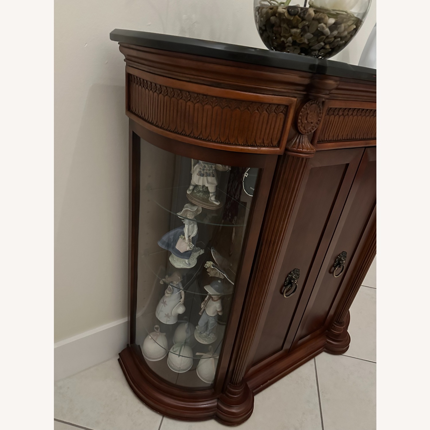 Mahogany Carved Console - image-2