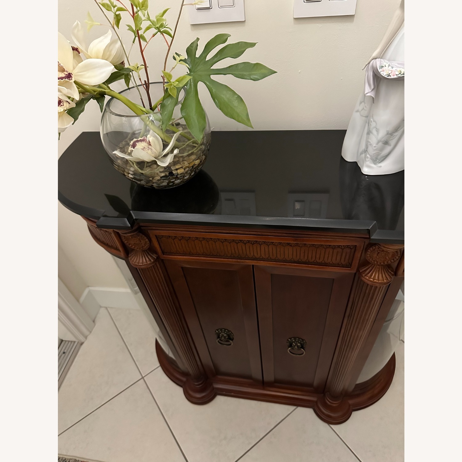 Mahogany Carved Console - image-4