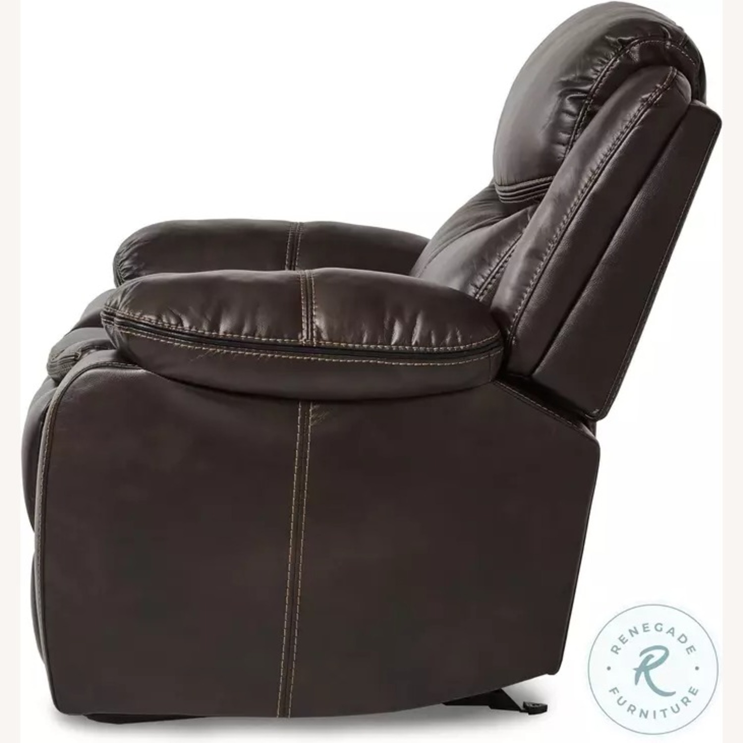 Bastrop Dark Brown Glider Recliner - image-5