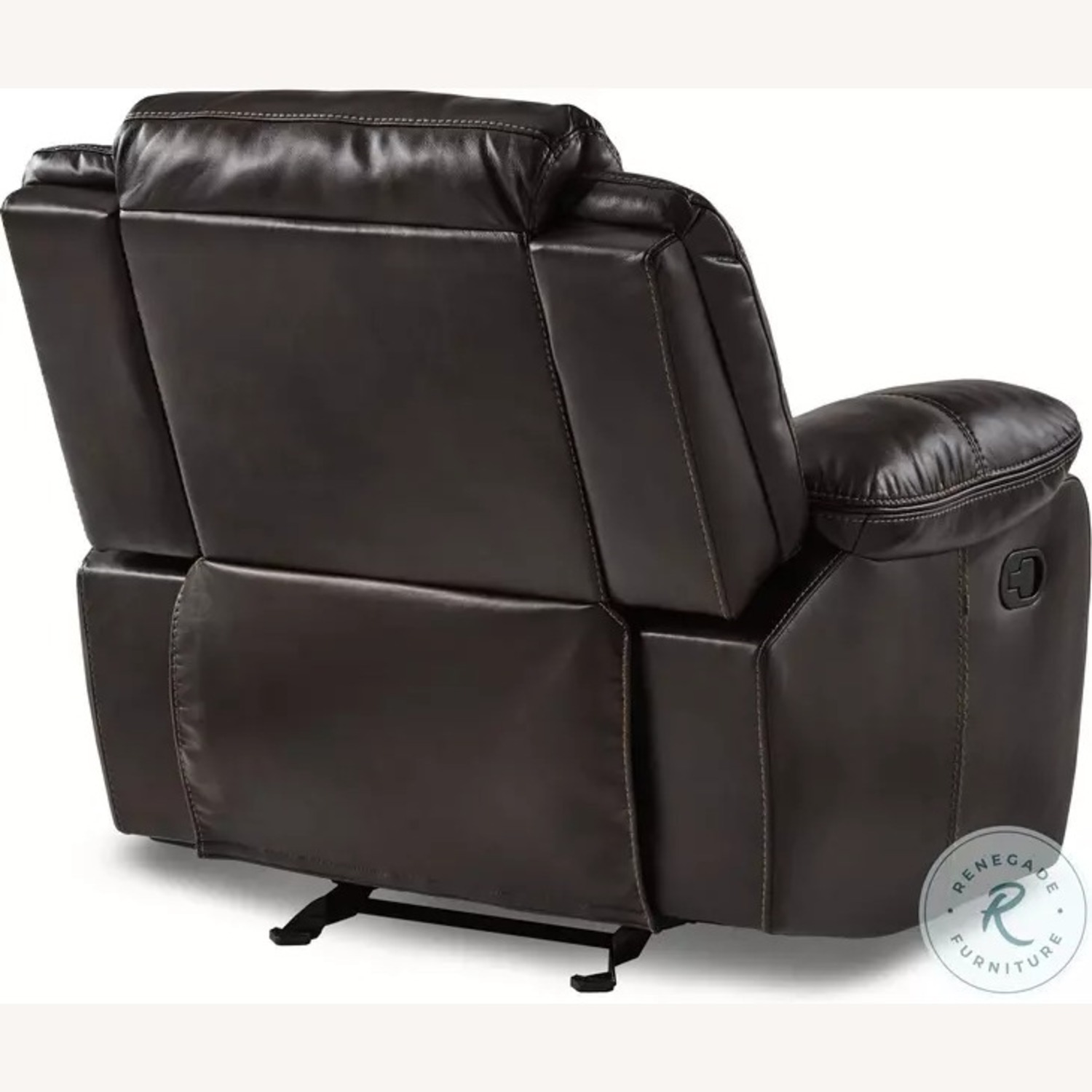 Bastrop Dark Brown Glider Recliner - image-4