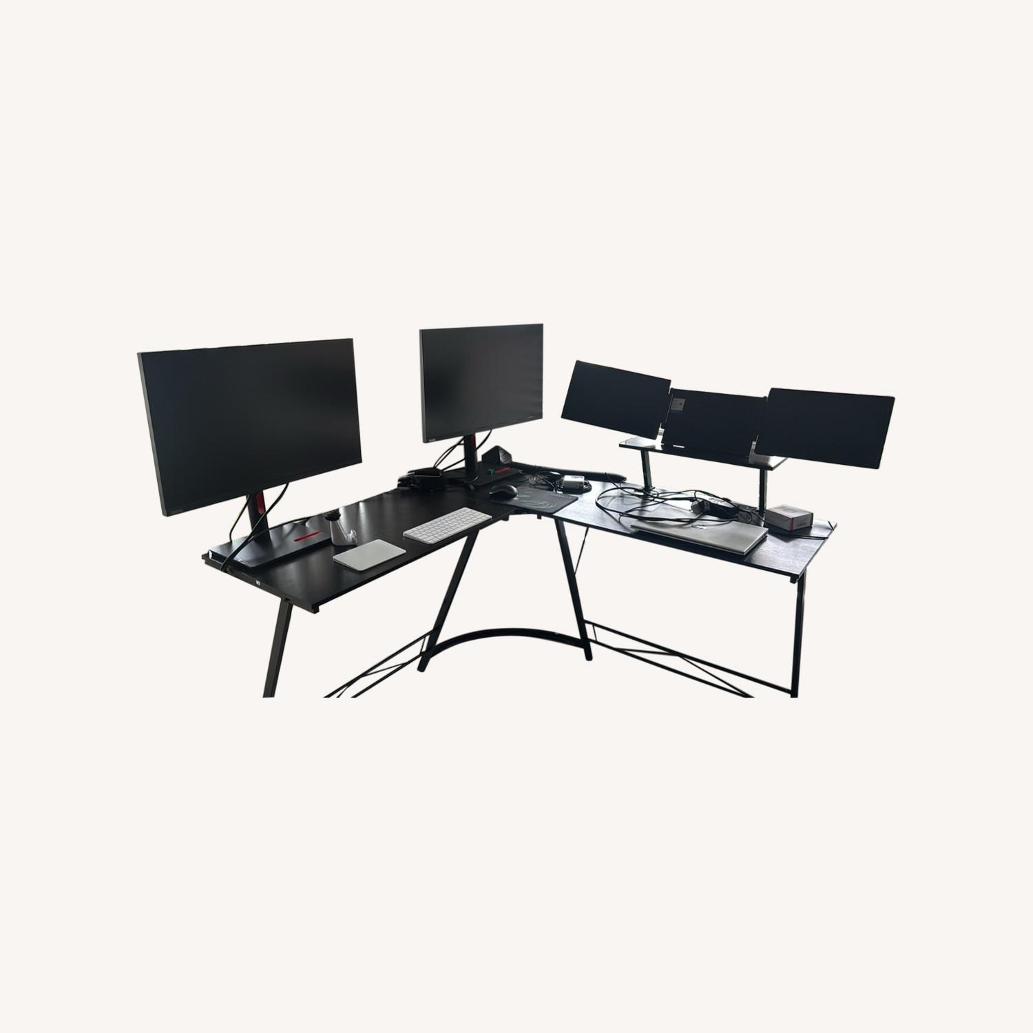 51 Inch L Shaped Gaming Table - image-0