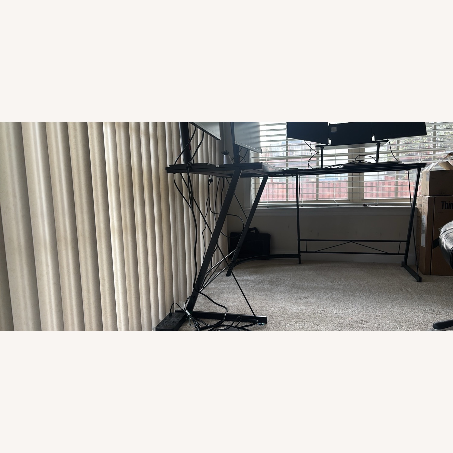 51 Inch L Shaped Gaming Table - image-2